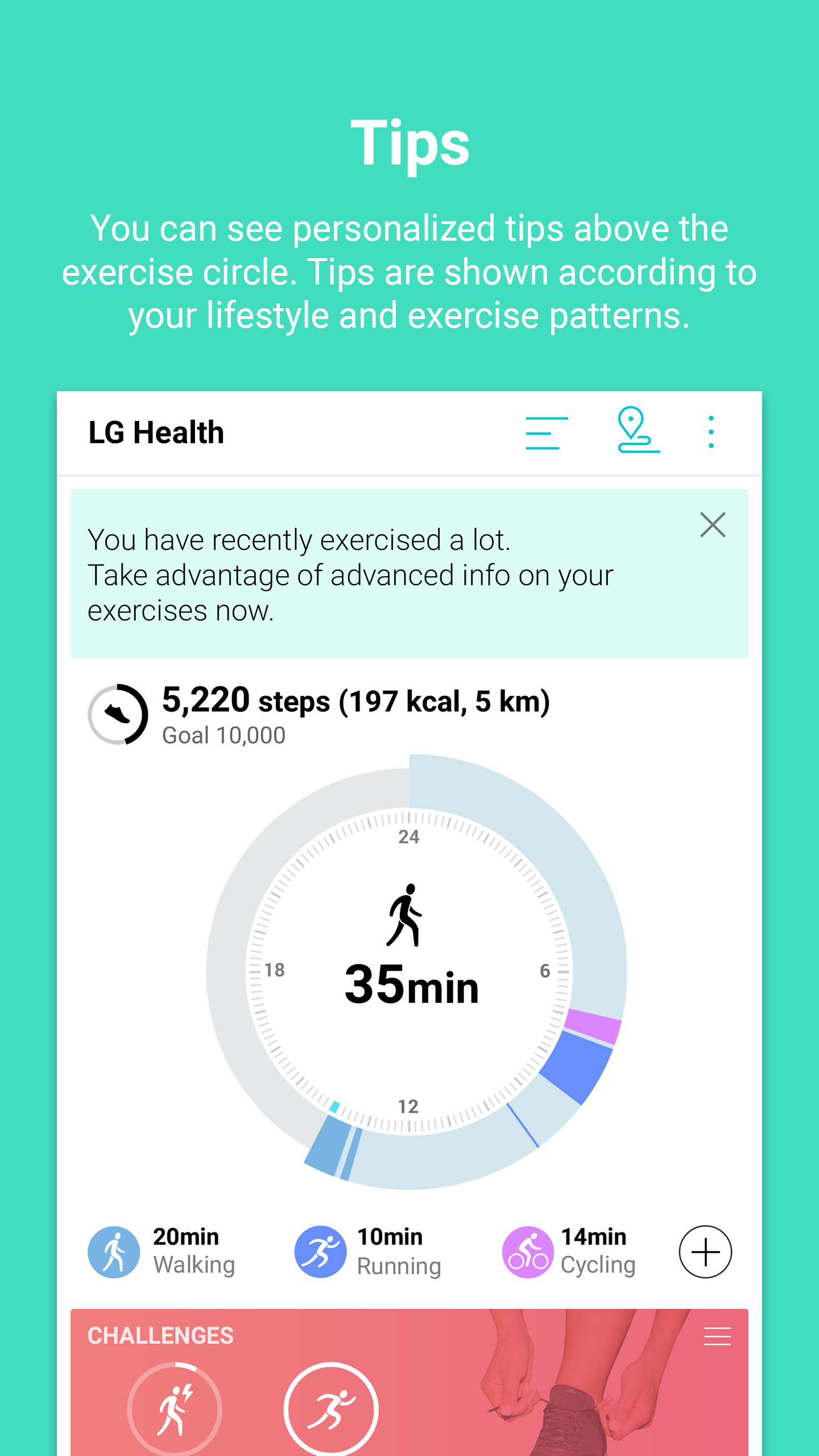 اسکرین شات 3 برنامه LG Health (will closed)