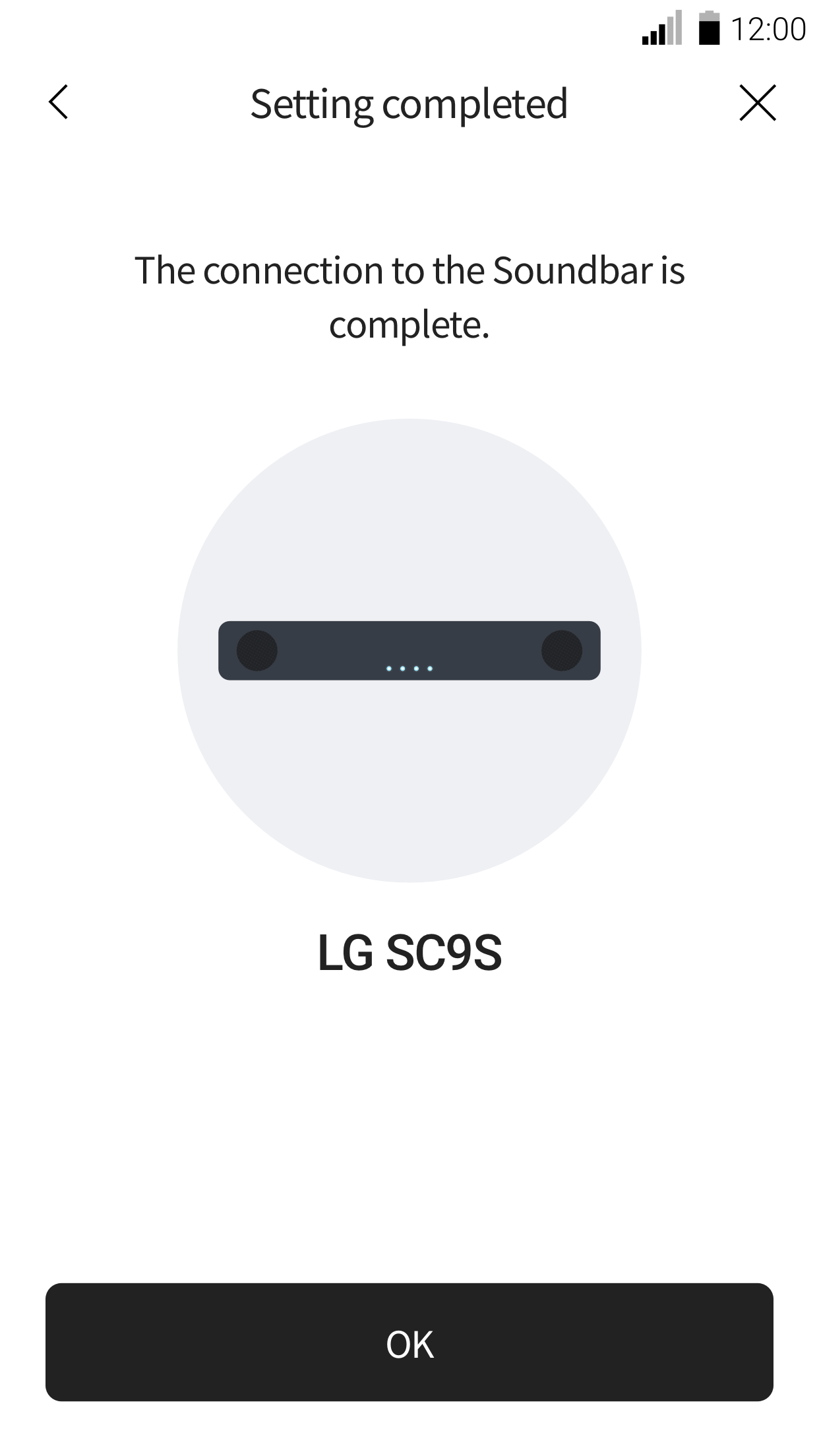 اسکرین شات 2 برنامه LG Soundbar