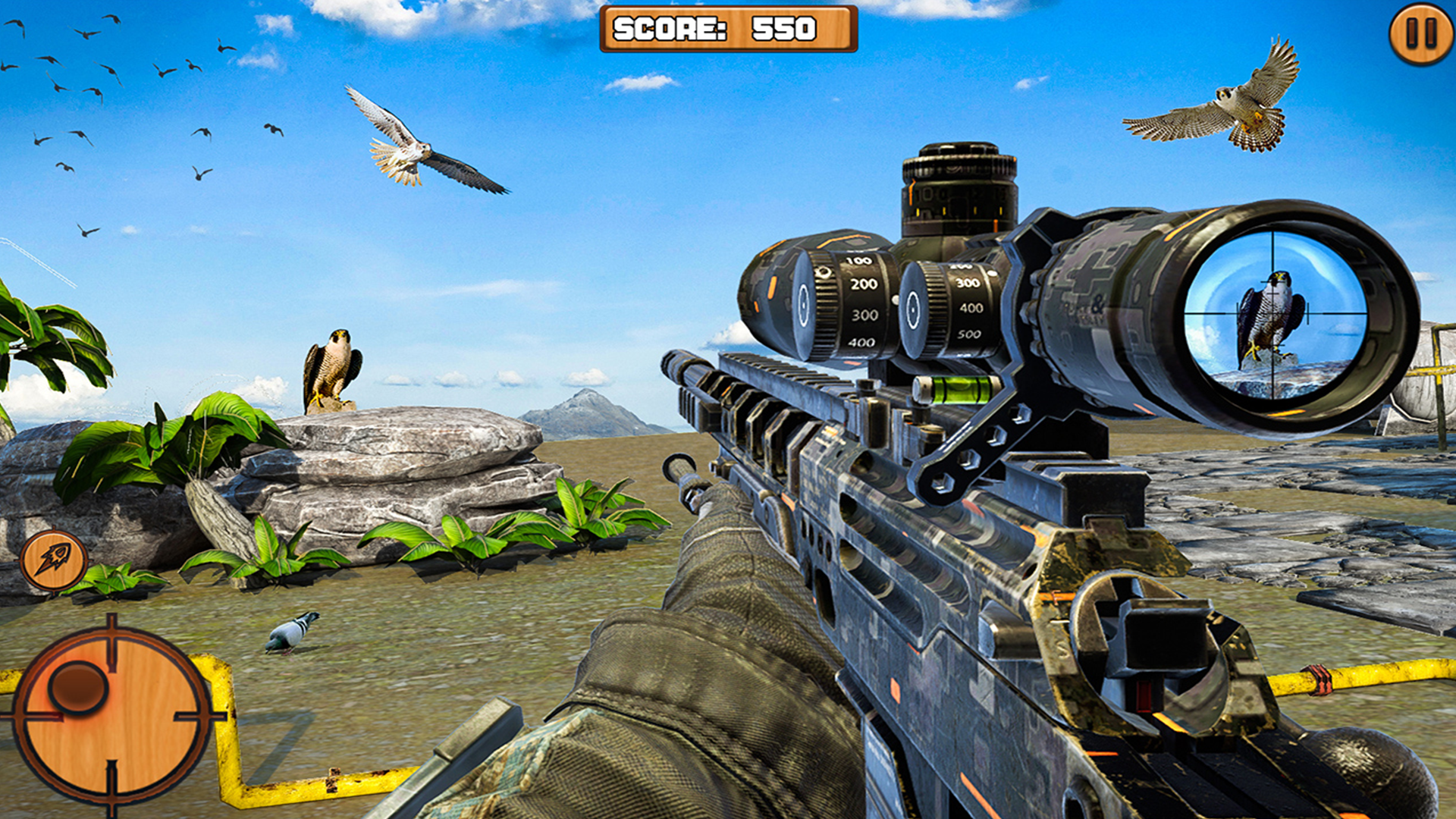 اسکرین شات 2 برنامه Bird Hunter 3D Hunting Games