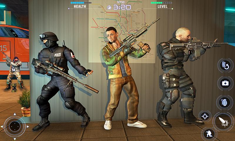 اسکرین شات 2 برنامه FPS Commando Train Gun Shooter