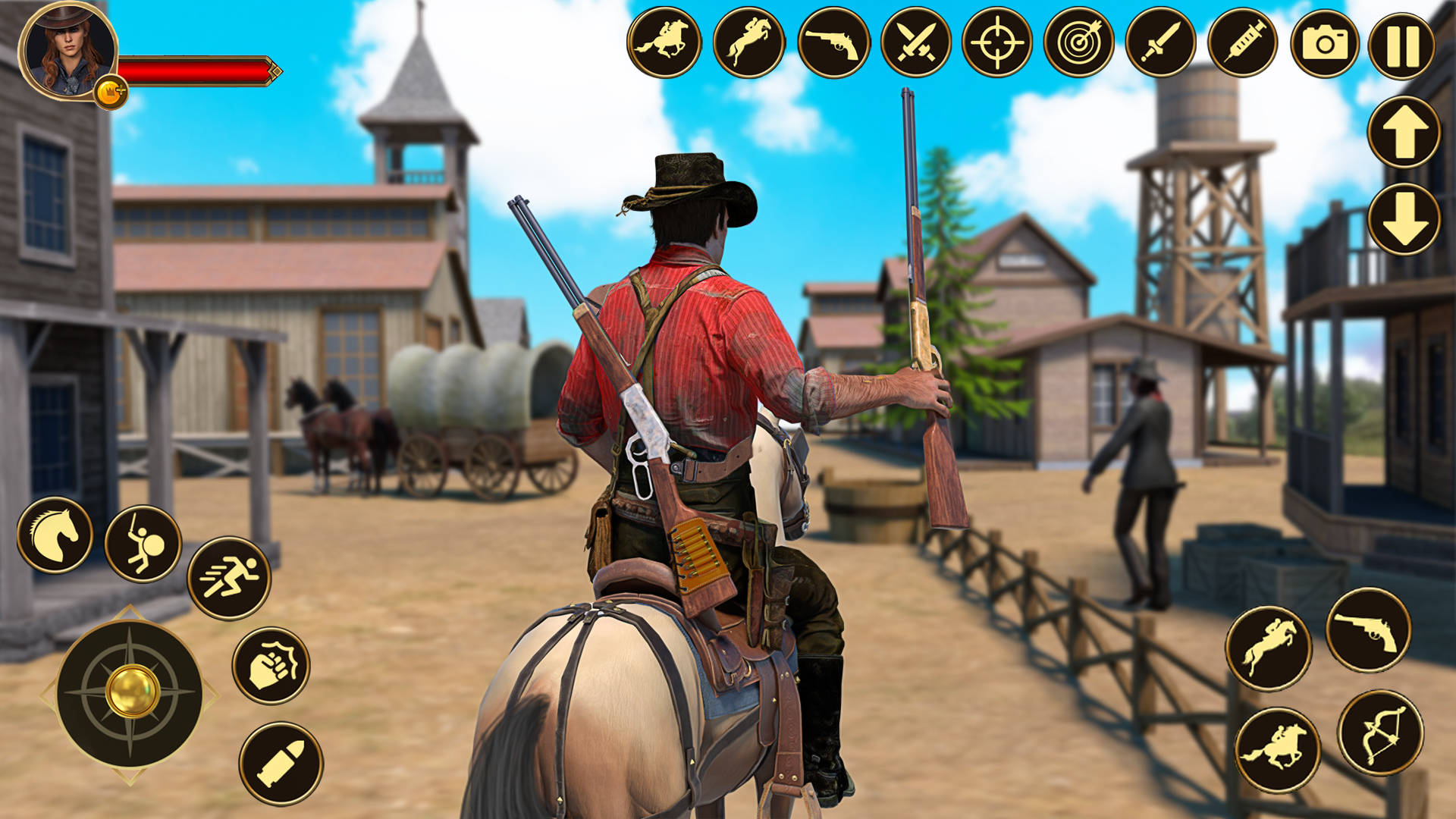 اسکرین شات 5 بازی West Cowboy Games Horse Riding