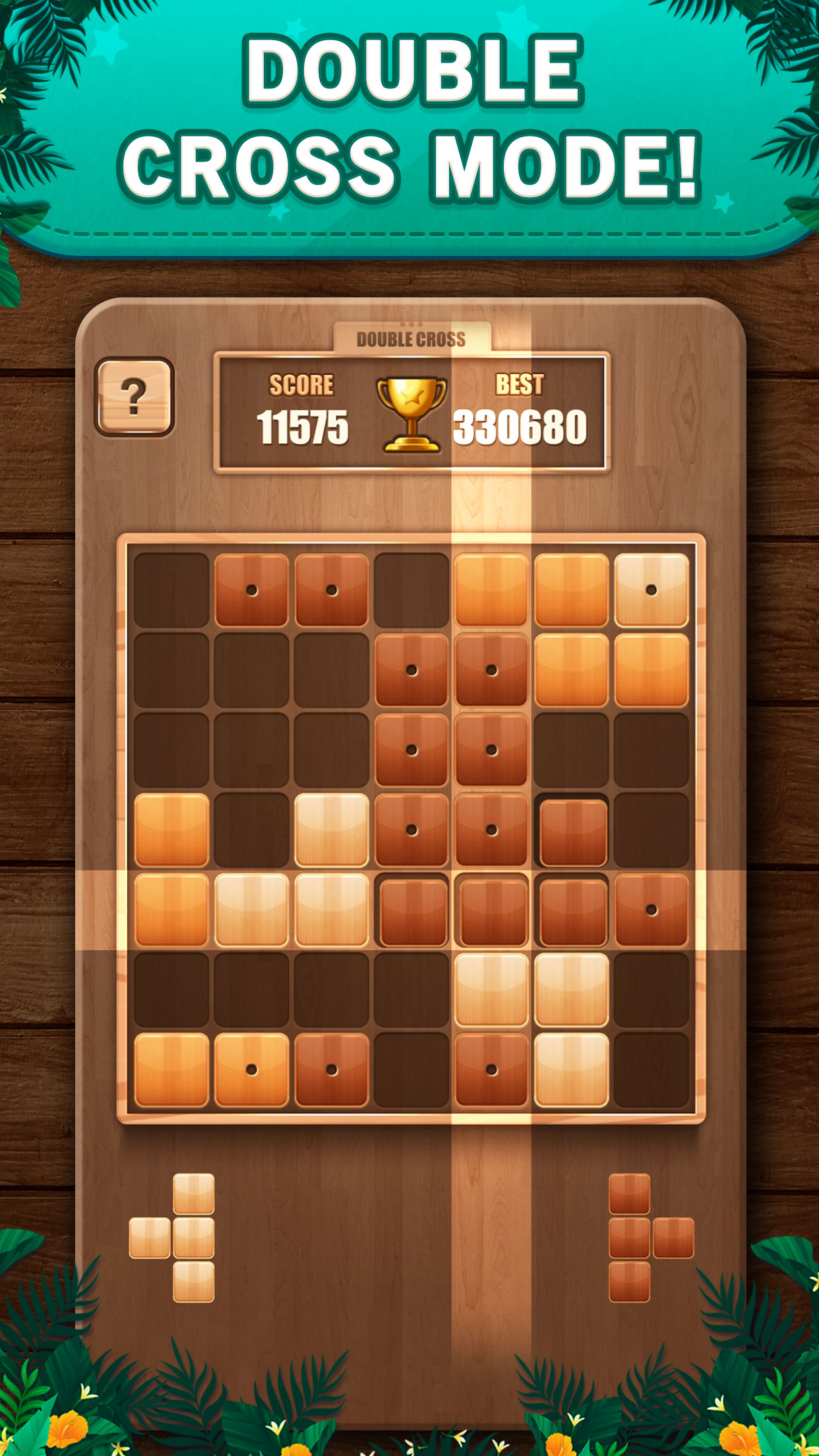اسکرین شات 5 بازی Wooden 100 Block Puzzle Game