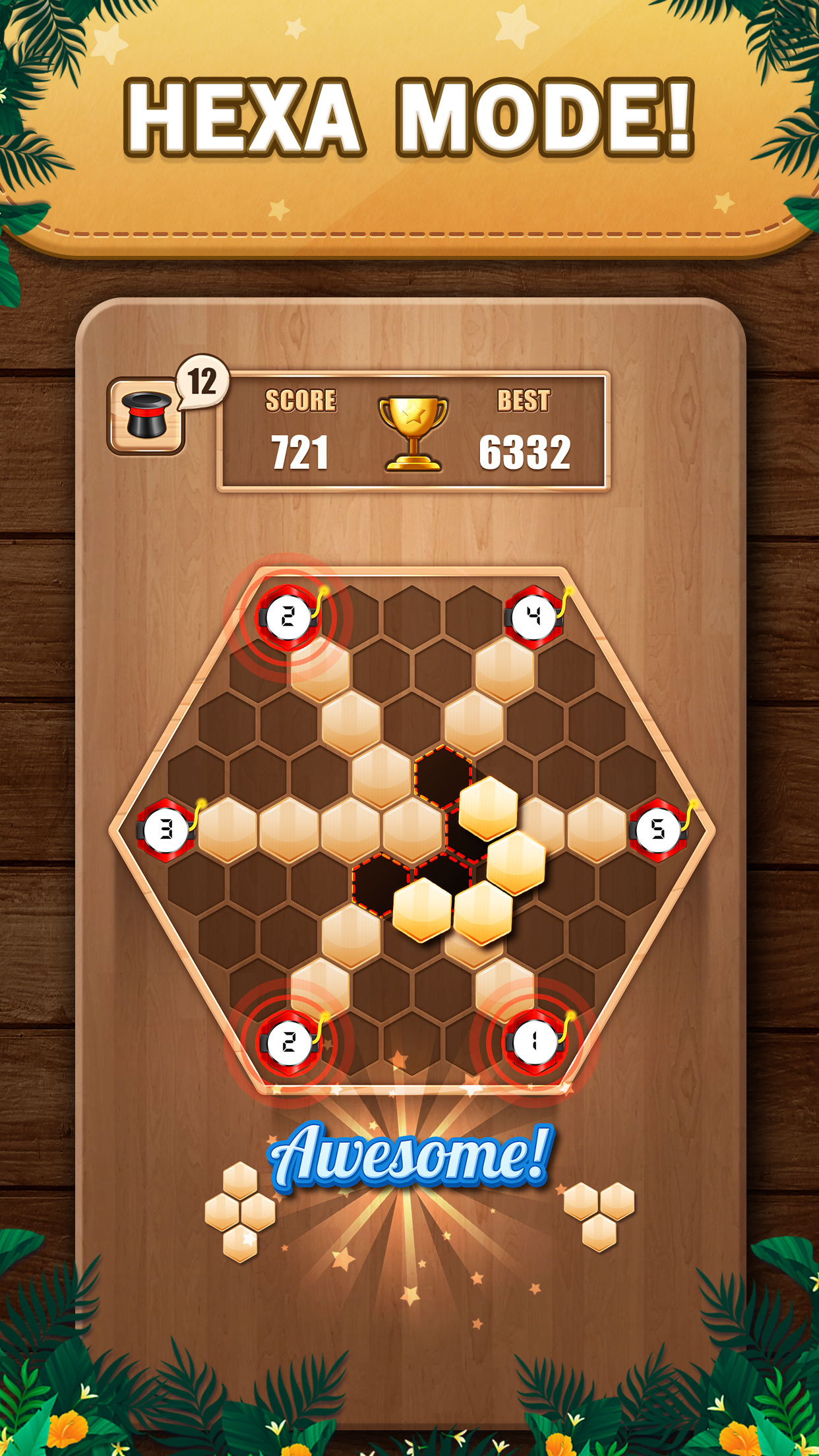 اسکرین شات 7 بازی Wooden 100 Block Puzzle Game