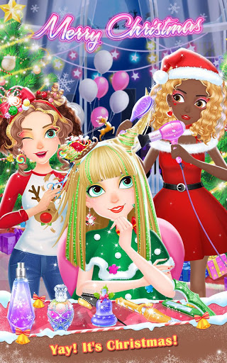 اسکرین شات 6 بازی Christmas Hair Salon