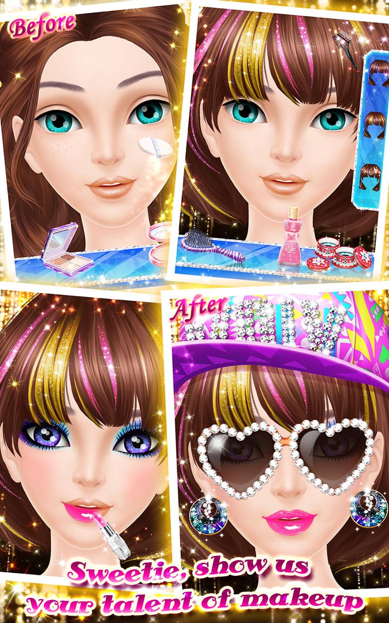 اسکرین شات 4 بازی Make-Up Me: Superstar