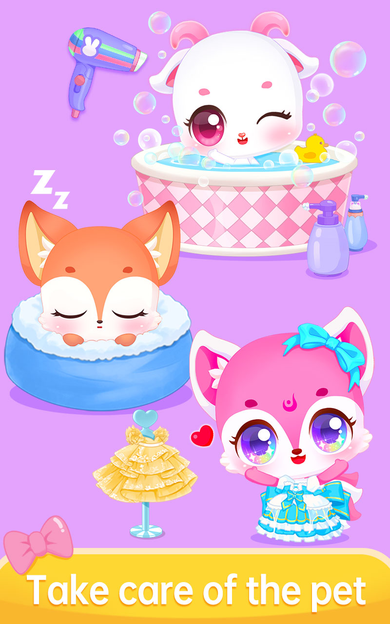 اسکرین شات 2 بازی Princess and Cute Pets