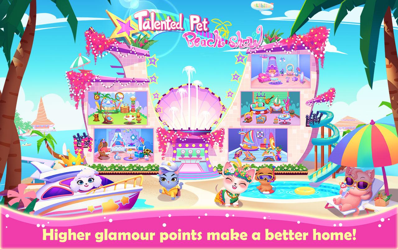 اسکرین شات 5 بازی Talented Pet Beach Show