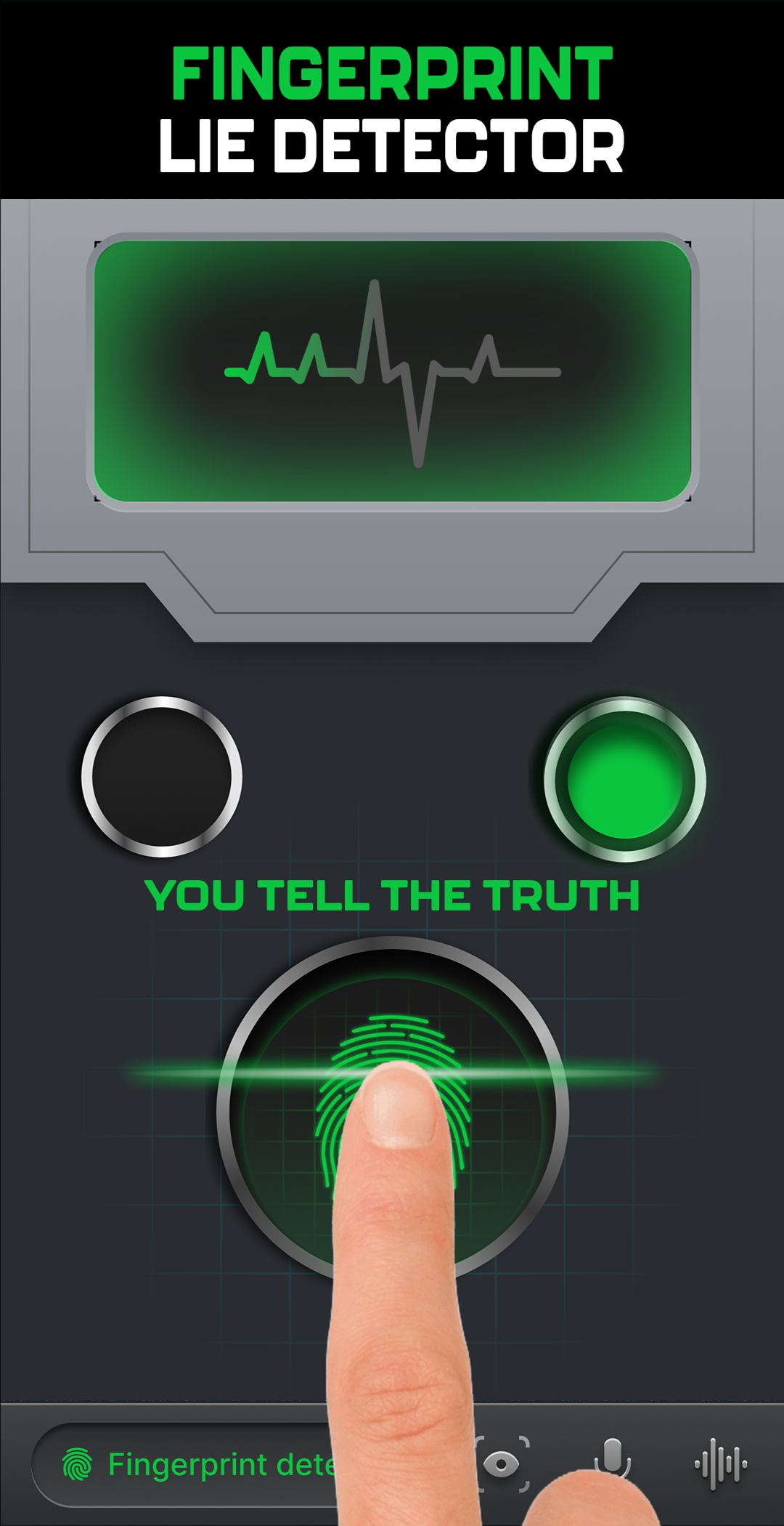 اسکرین شات 2 برنامه Lie Detector Test: Prank App