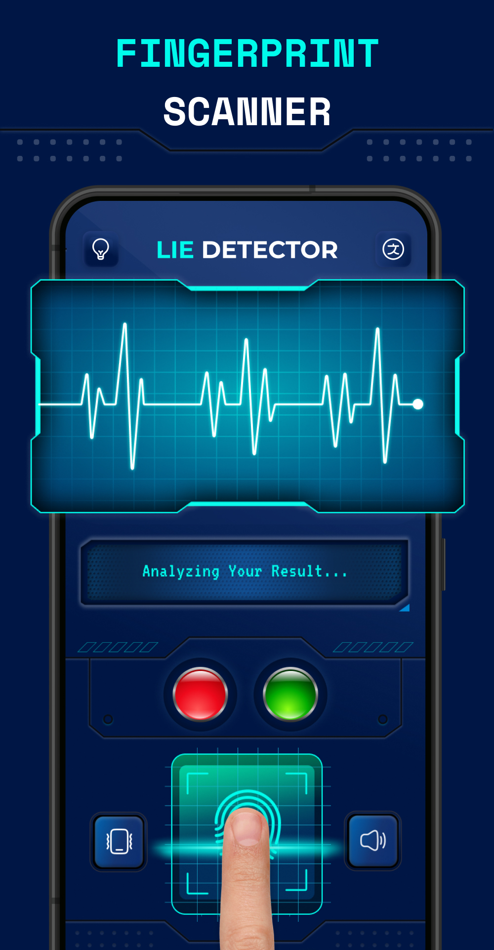 اسکرین شات 2 برنامه Lie Detector Test for Prank