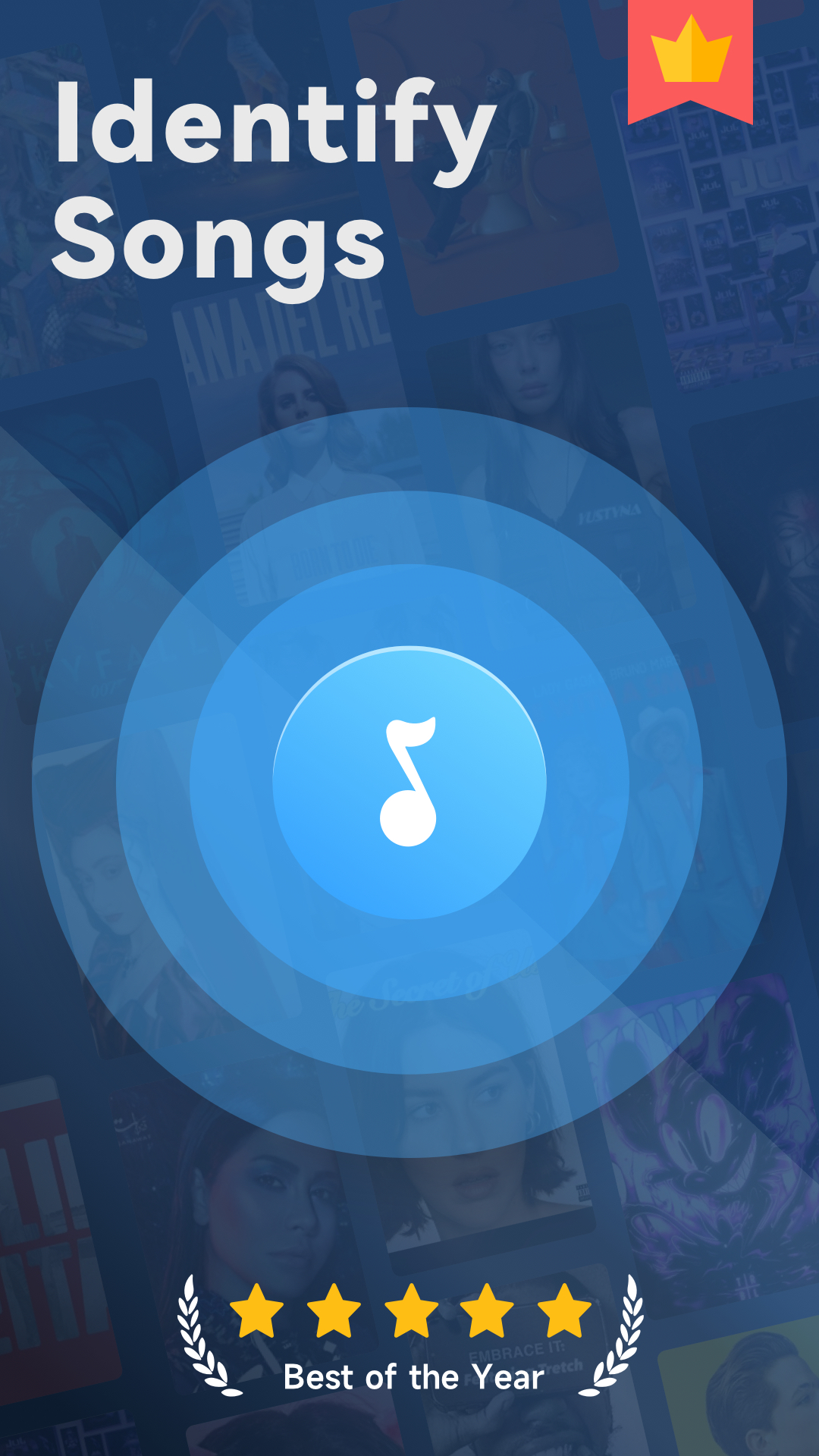 اسکرین شات 1 برنامه Music Recognition - Find Songs
