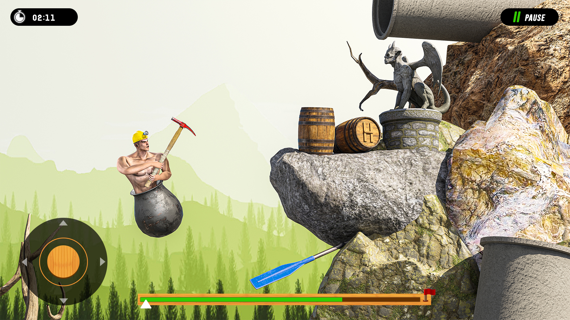 اسکرین شات 5 بازی Hammer Climber Man: Pot Man 3D