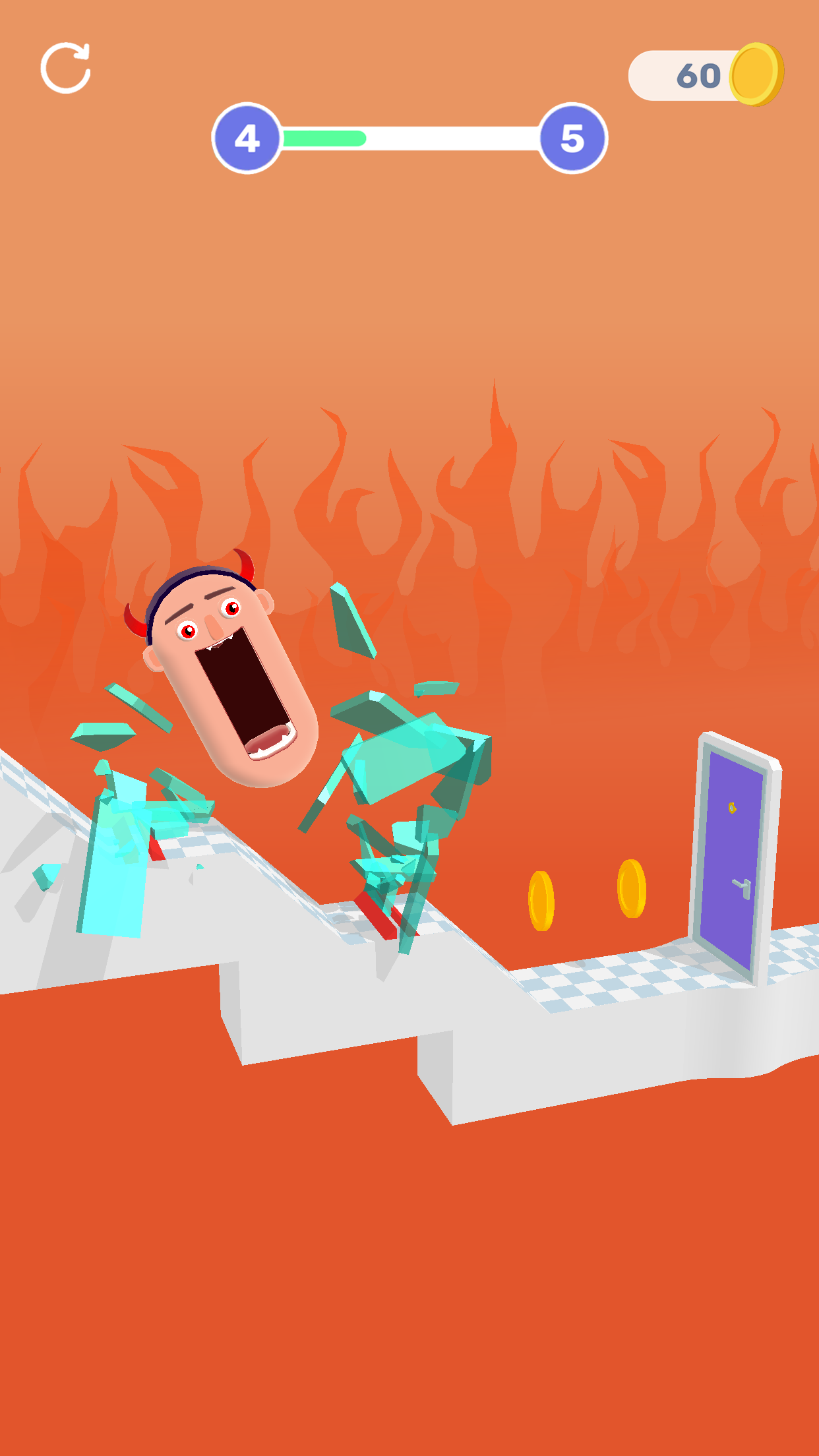 اسکرین شات 5 بازی Hopping Heads: Scream & Shout