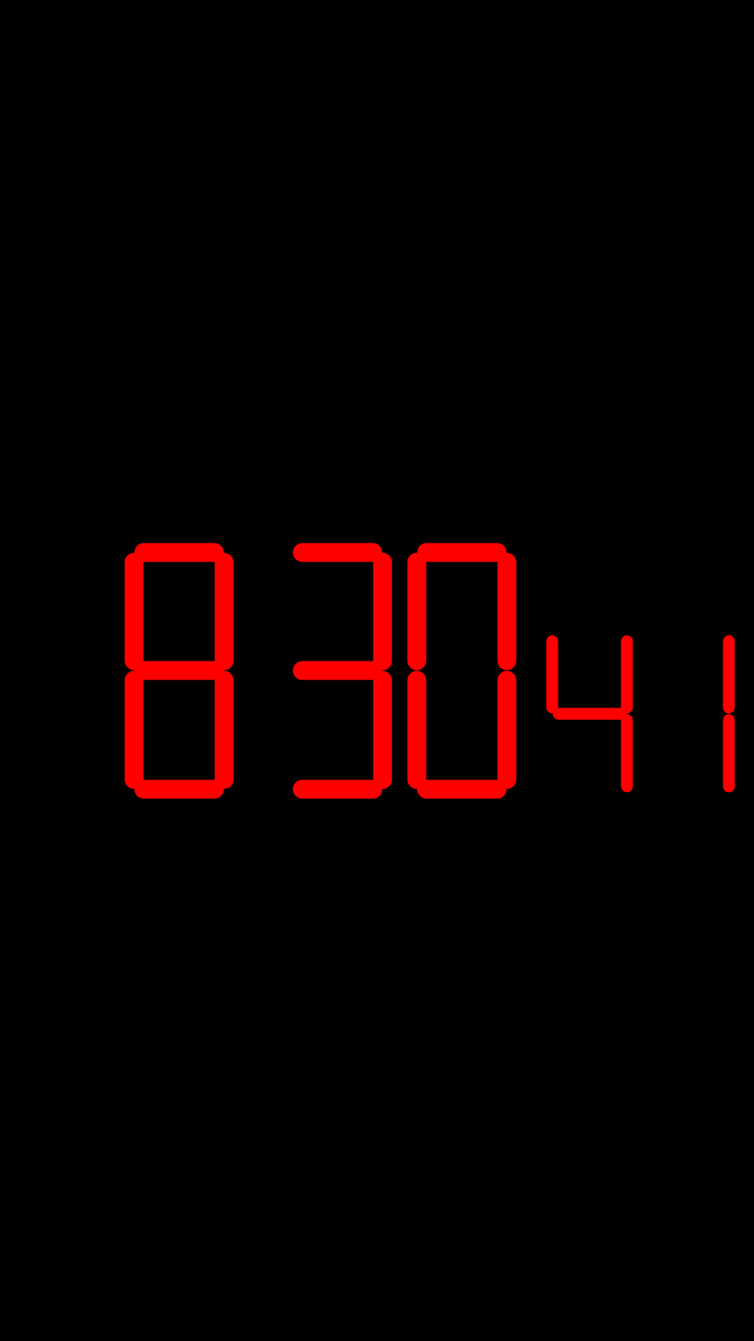 اسکرین شات 2 برنامه Digital Clock Seconds