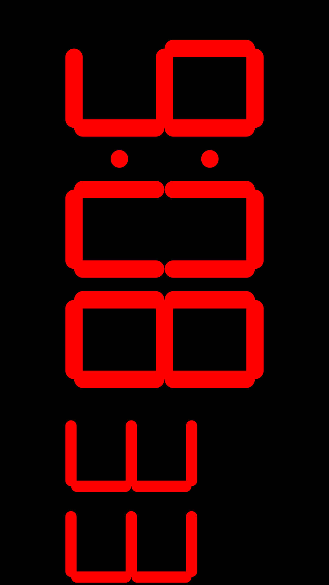 اسکرین شات 1 برنامه Digital Clock Seconds