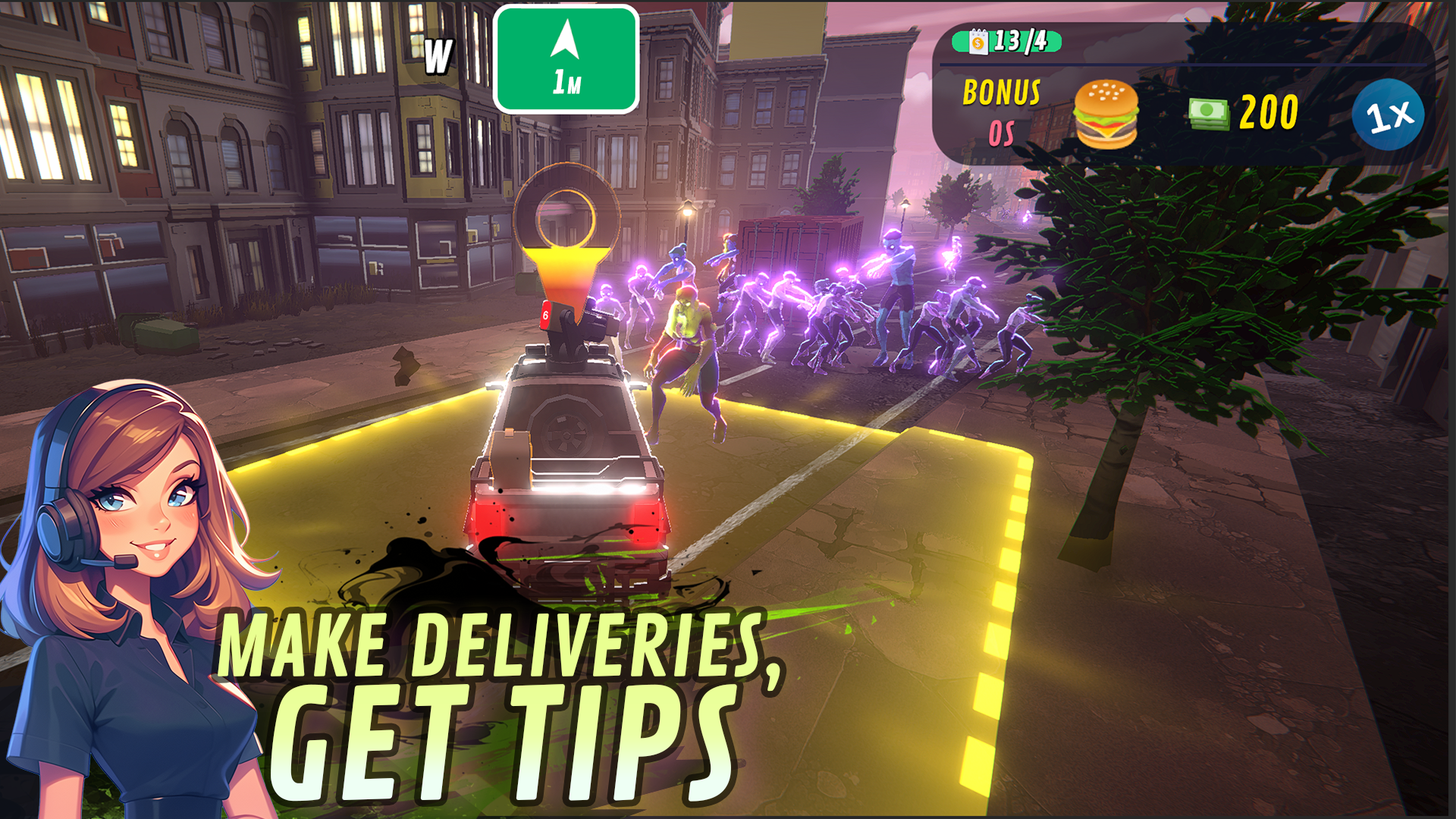 اسکرین شات 2 بازی DeliveryZ - Zombie Driving MMO