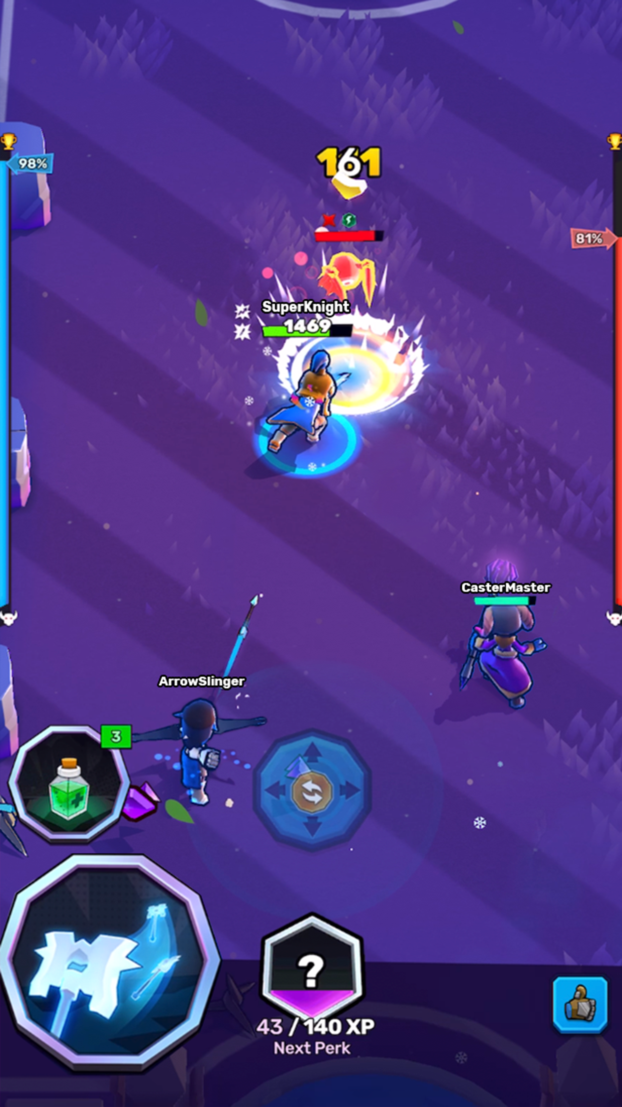 اسکرین شات بازی Knight's Edge: PvP Raid Arena 5