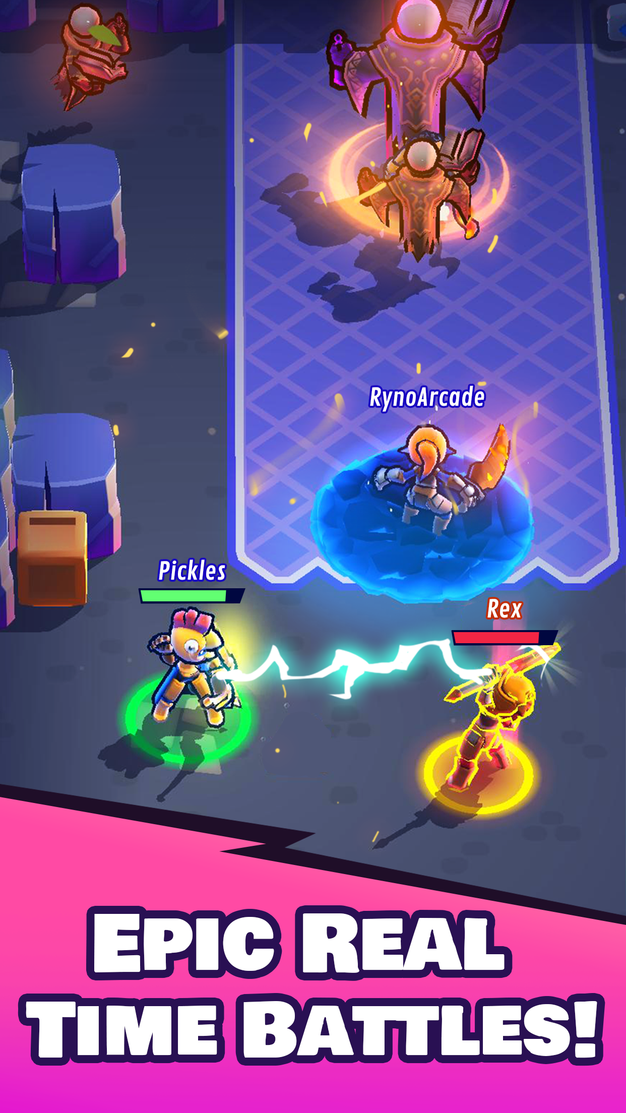 اسکرین شات بازی Knight's Edge: PvP Raid Arena 1