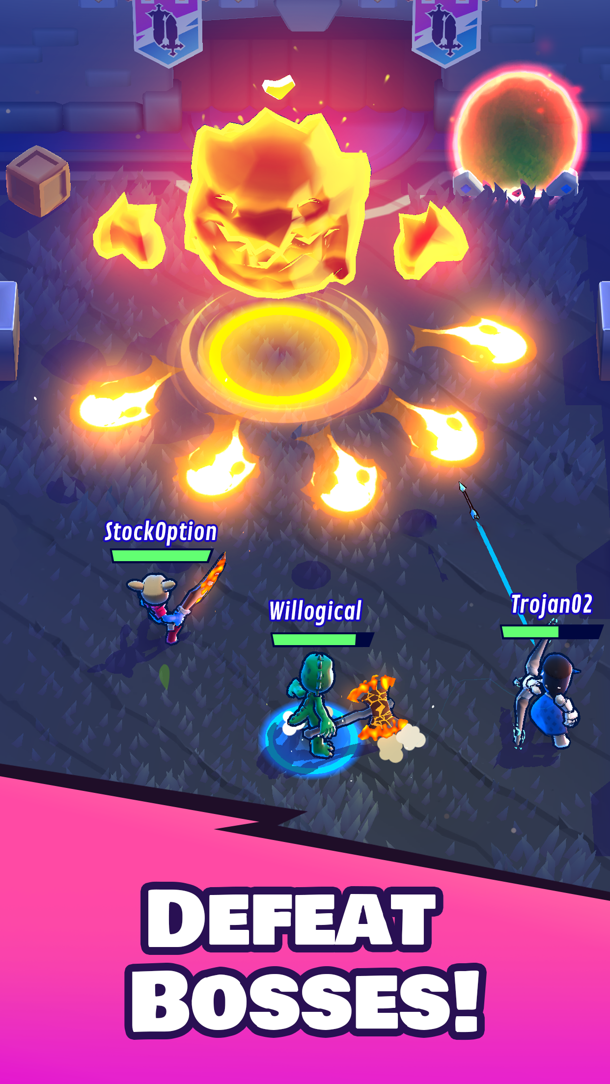 اسکرین شات بازی Knight's Edge: PvP Raid Arena 2