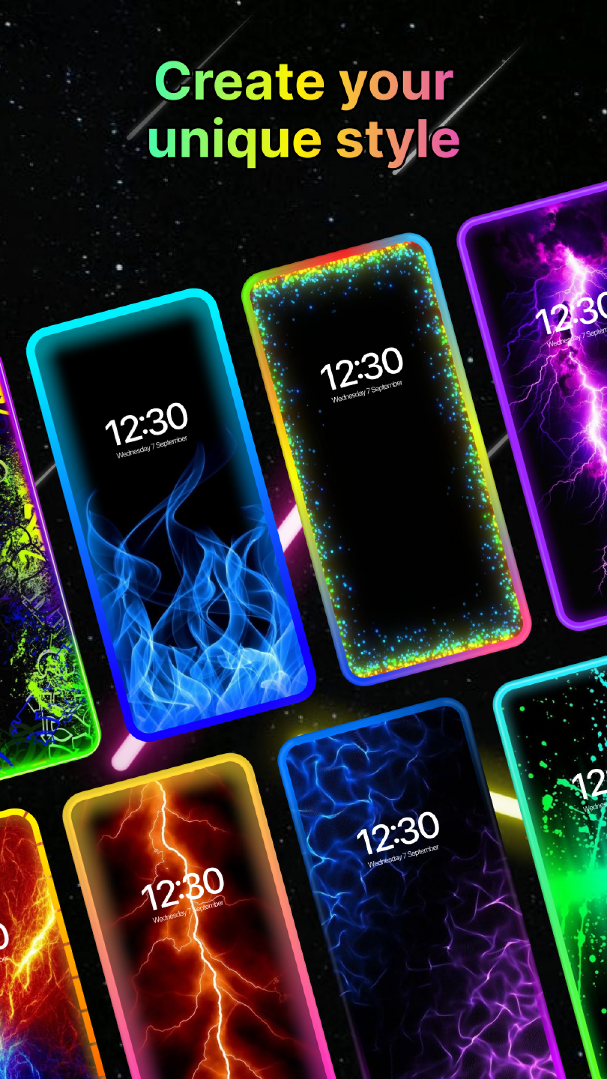 اسکرین شات 4 برنامه Edge Lighting - Border Colors