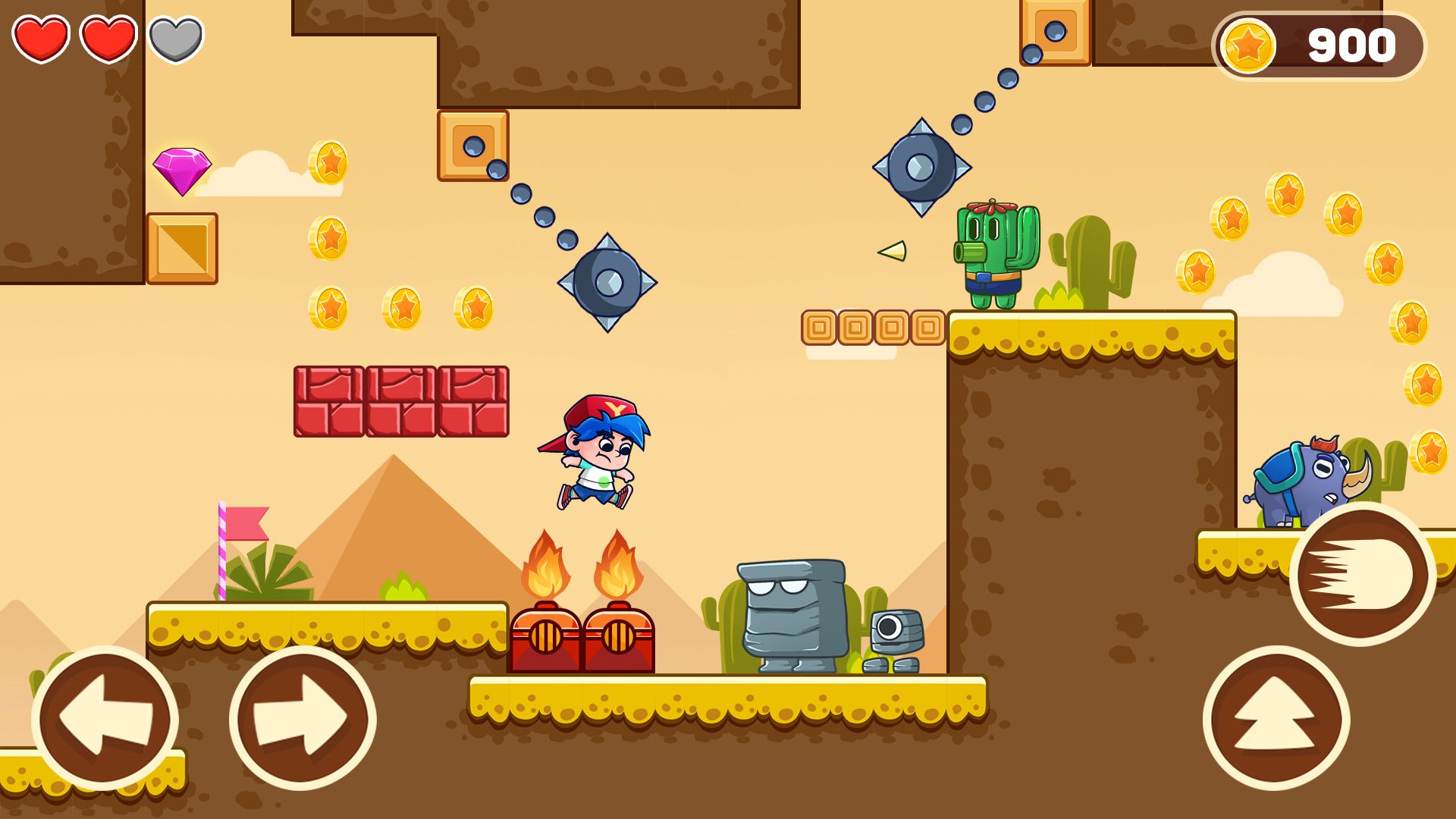 اسکرین شات 1 بازی Super Rush - World Adventure