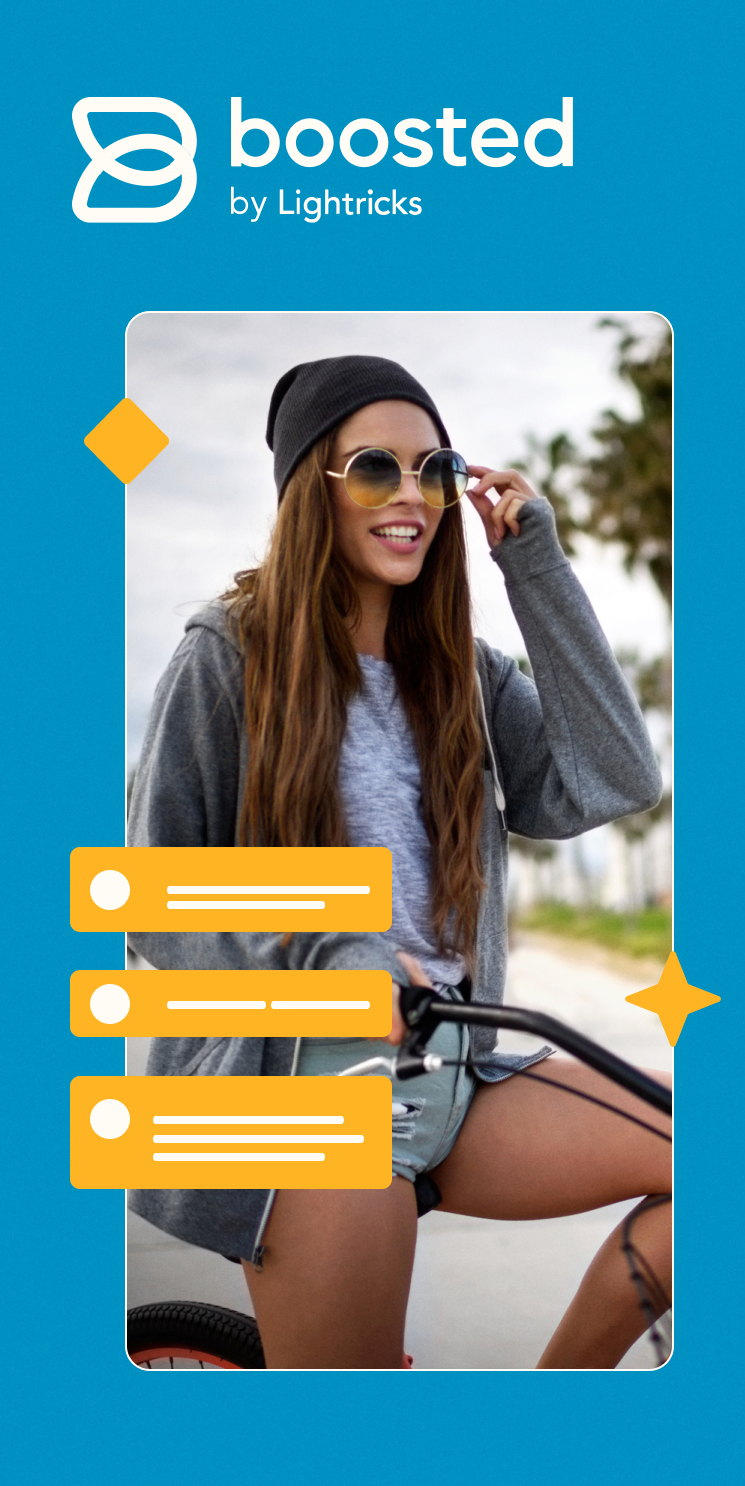 اسکرین شات 6 برنامه Boosted Ad Maker by Lightricks