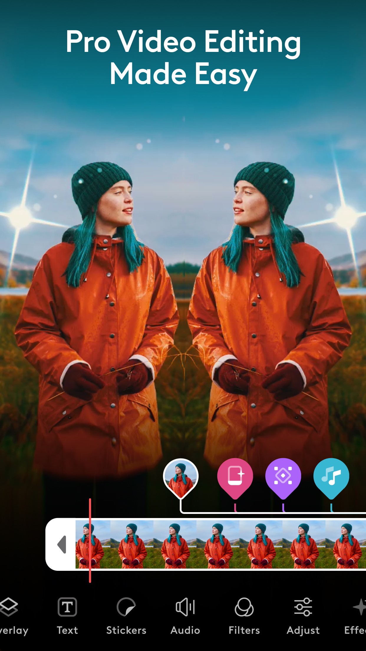 اسکرین شات 7 برنامه Videoleap: AI Video Editor App