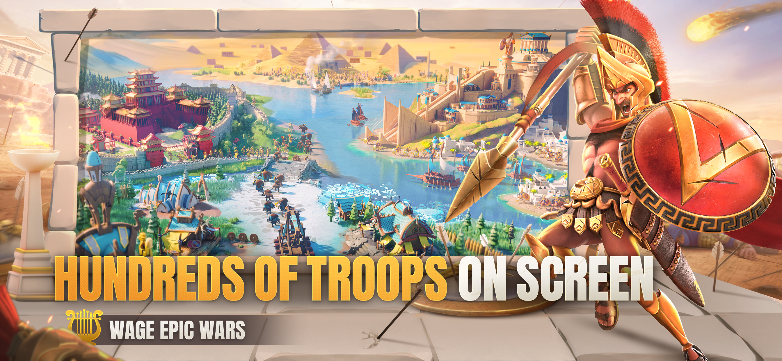 اسکرین شات 4 بازی Rise of Kingdoms: Lost Crusade