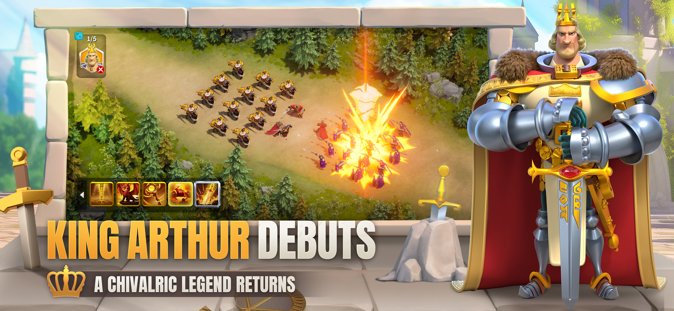 اسکرین شات 1 بازی Rise of Kingdoms: Lost Crusade