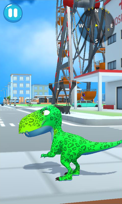 اسکرین شات 2 بازی Talking Dinosaur