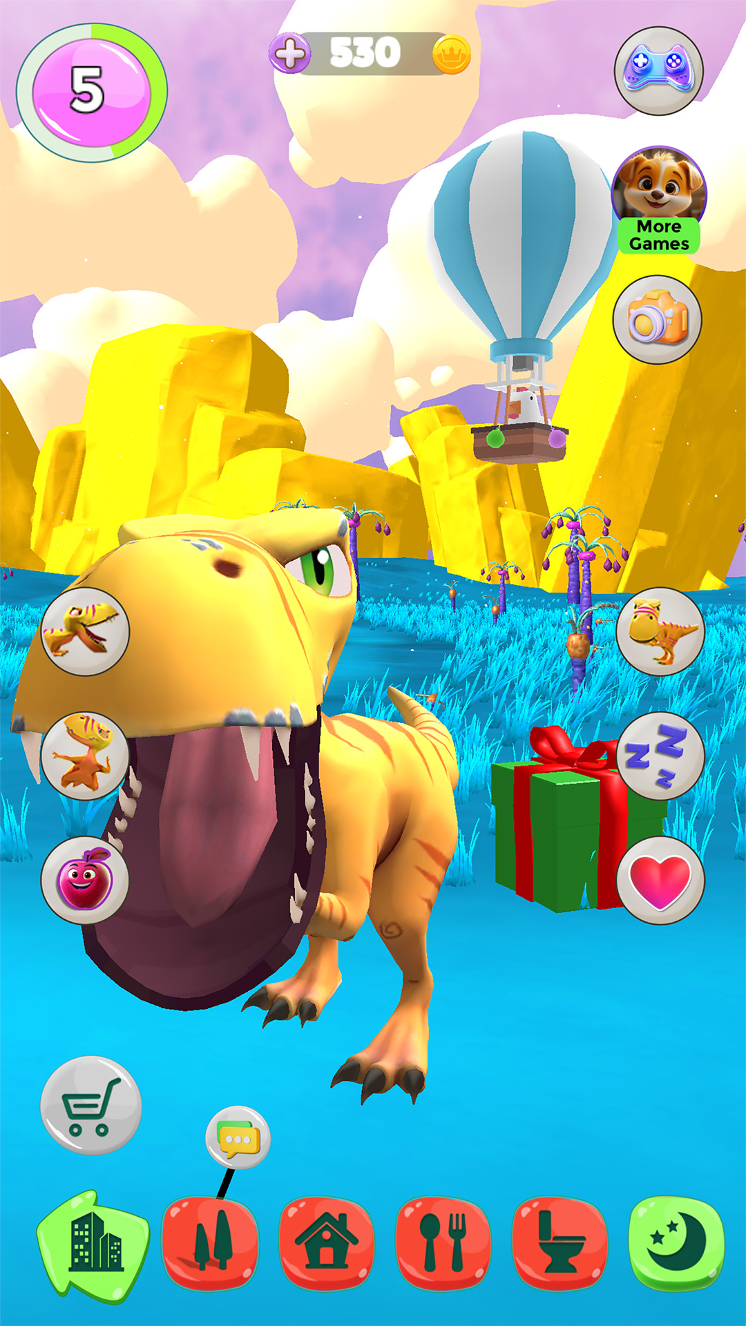 اسکرین شات 5 بازی Talking Dinosaur