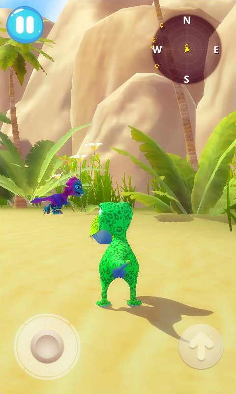 اسکرین شات 1 بازی Talking Dinosaur