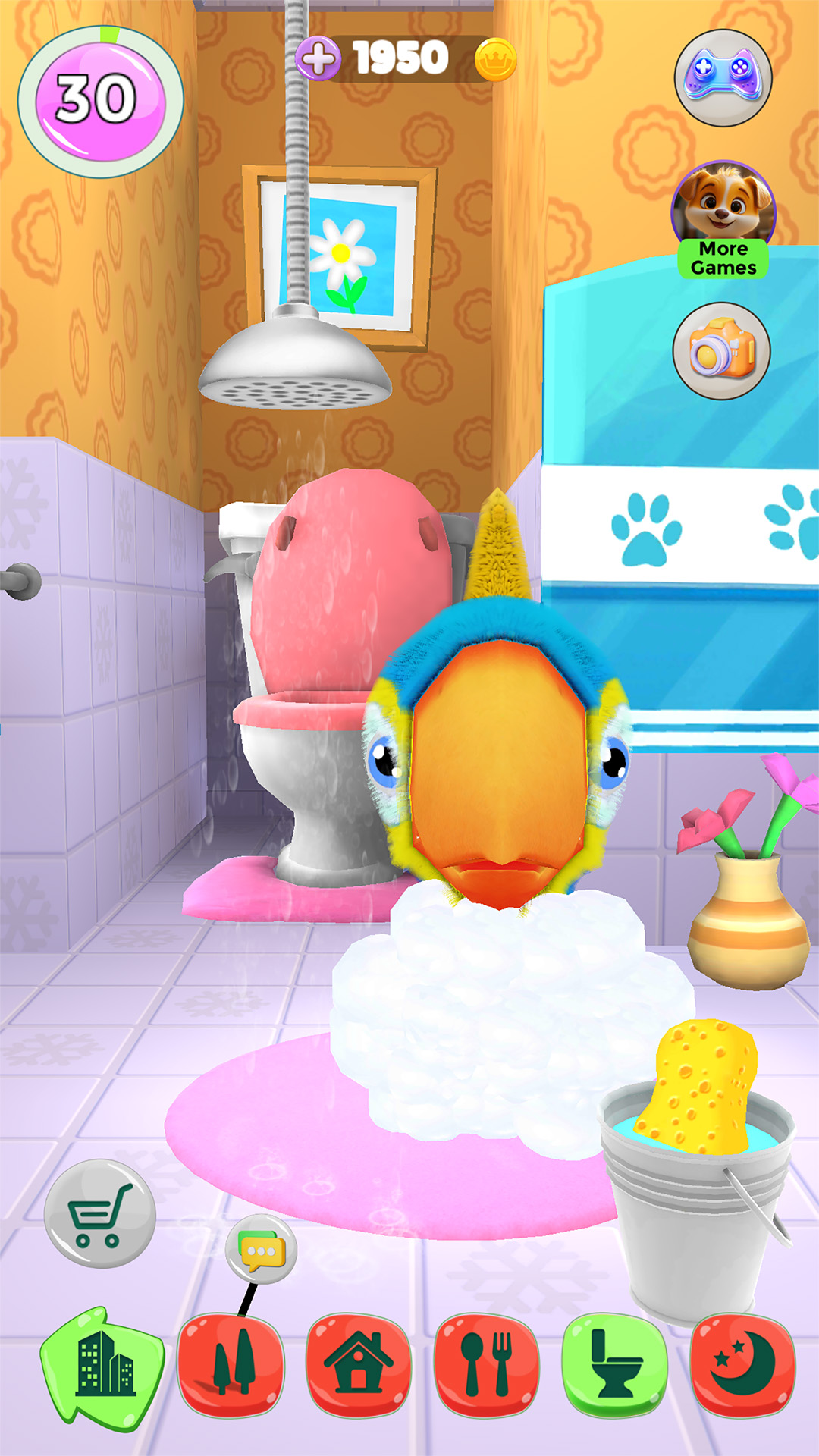 اسکرین شات 2 برنامه Talking Parrot