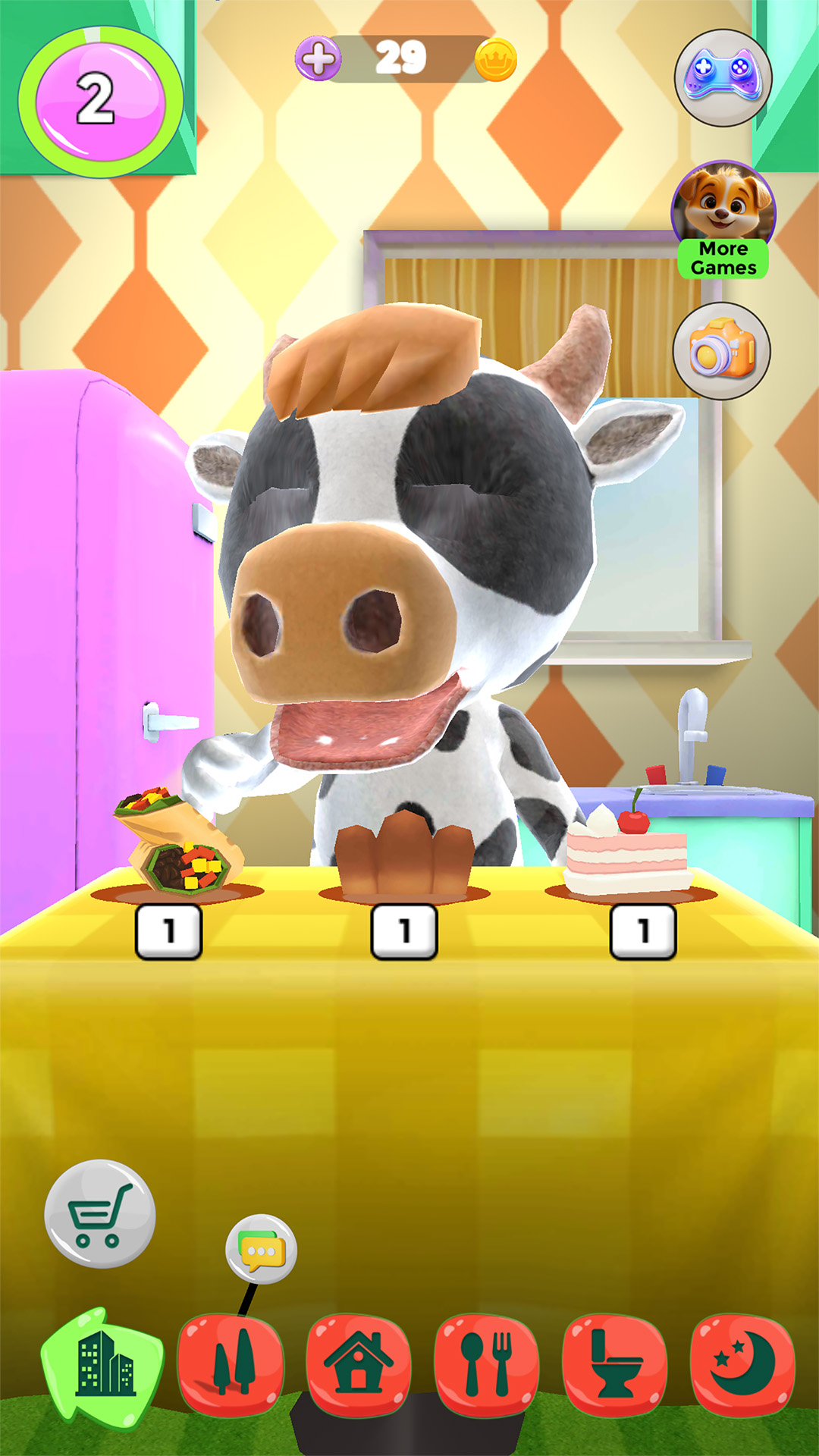 اسکرین شات 5 بازی Talking Calf