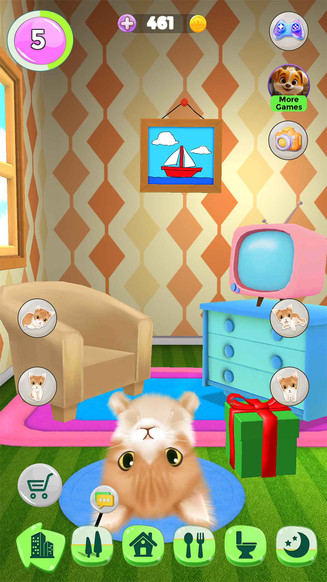 اسکرین شات 3 بازی Talking Cat