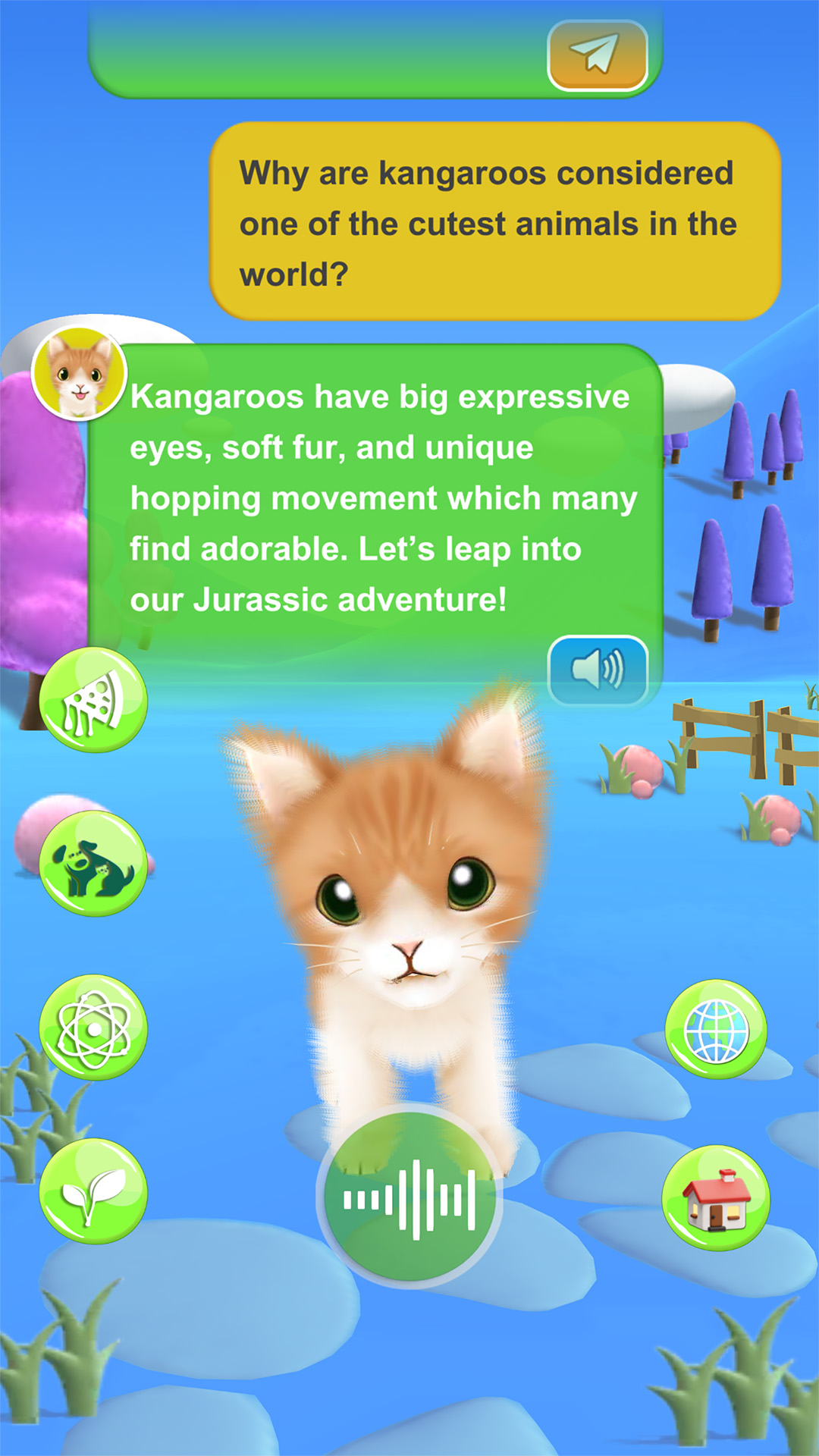 اسکرین شات 2 بازی Talking Cat