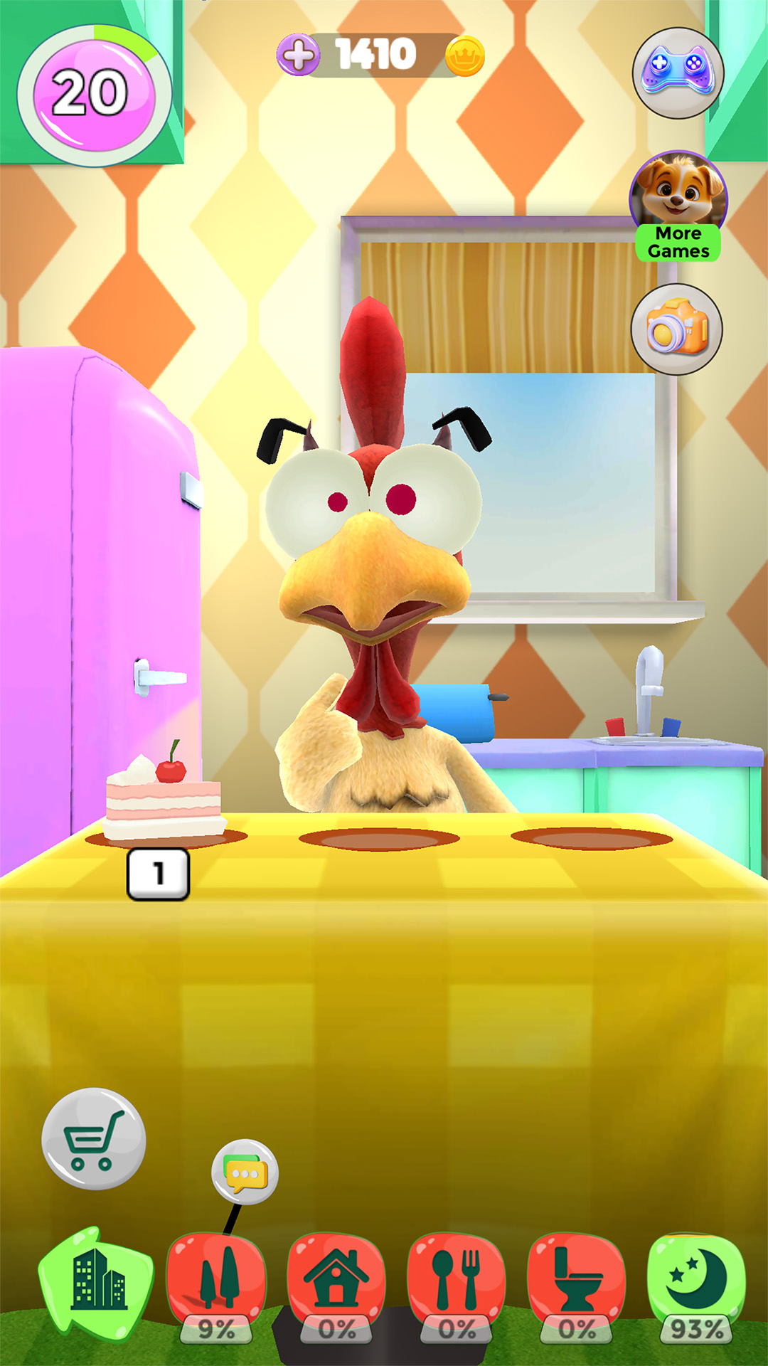 اسکرین شات 2 بازی Talking Chick