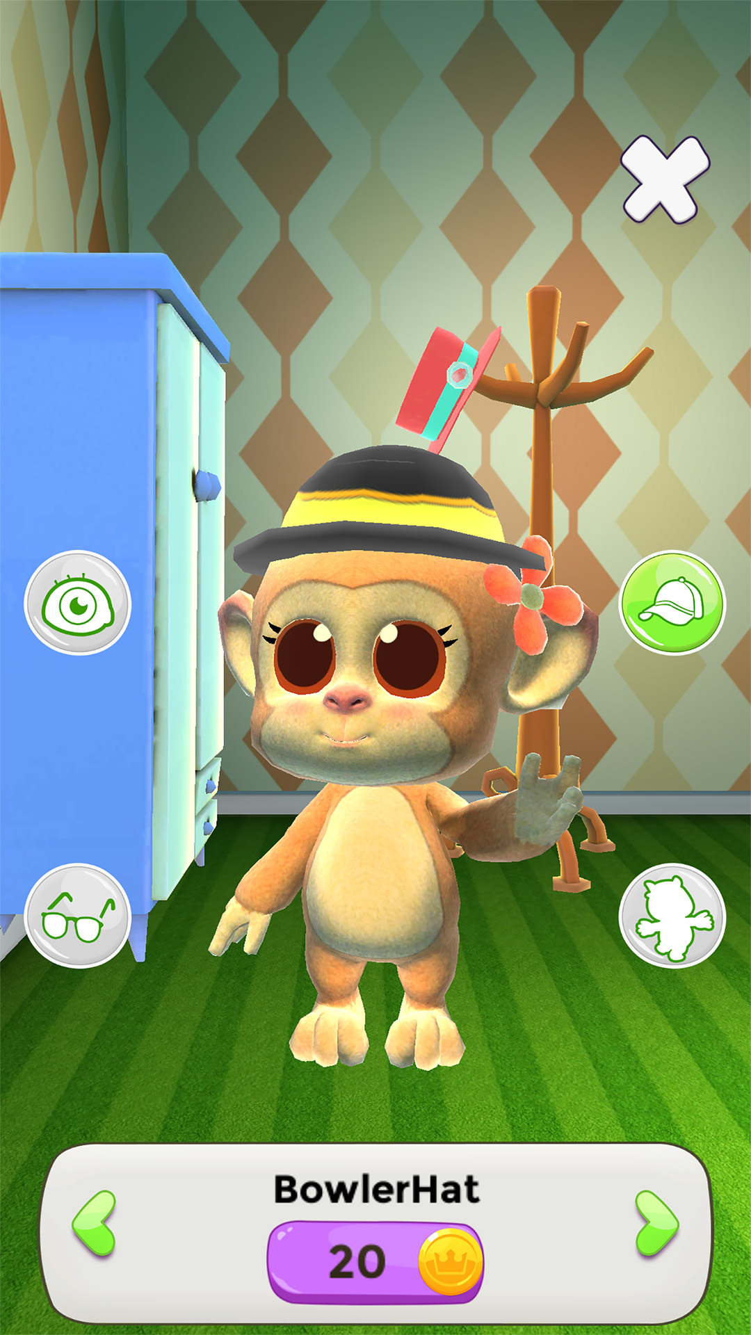 اسکرین شات 8 بازی Talking Monkey - Smart Buddy