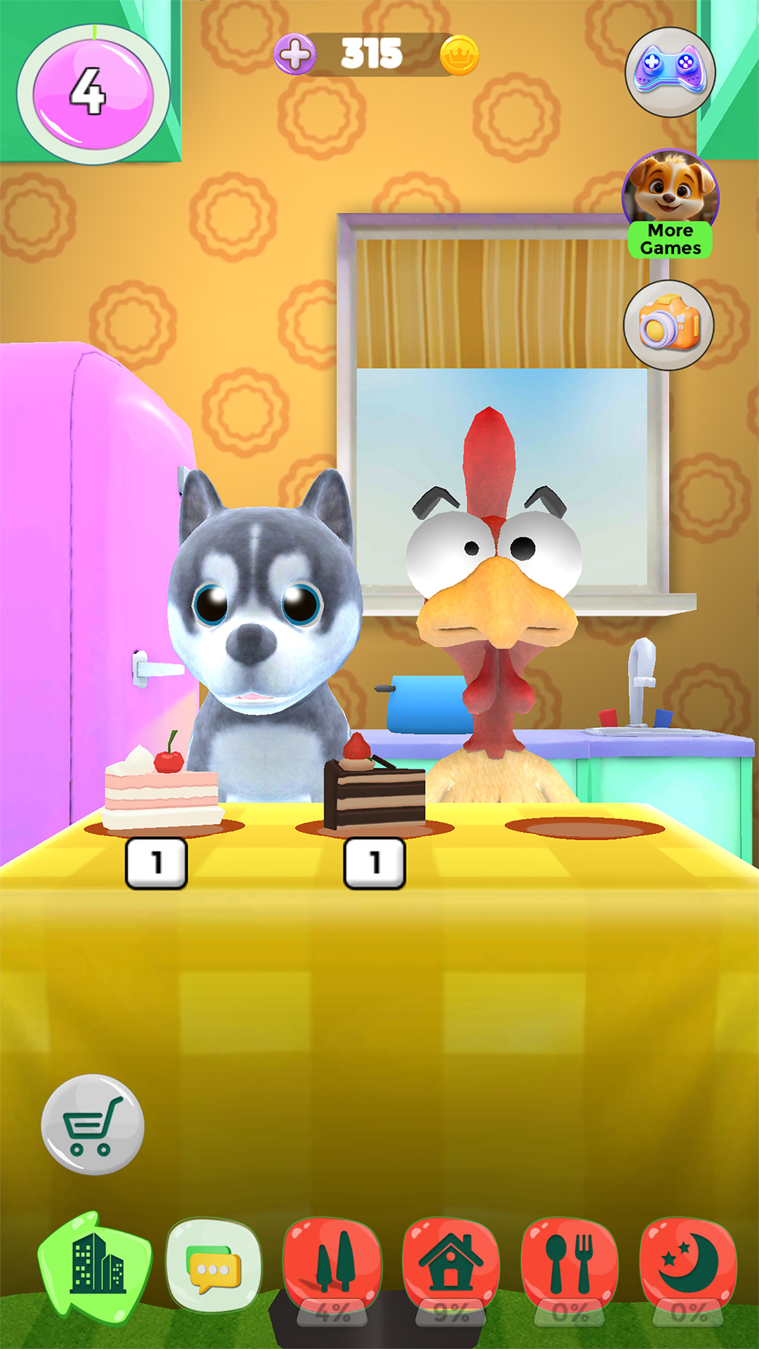 اسکرین شات 5 بازی Talking Puppy And Chick