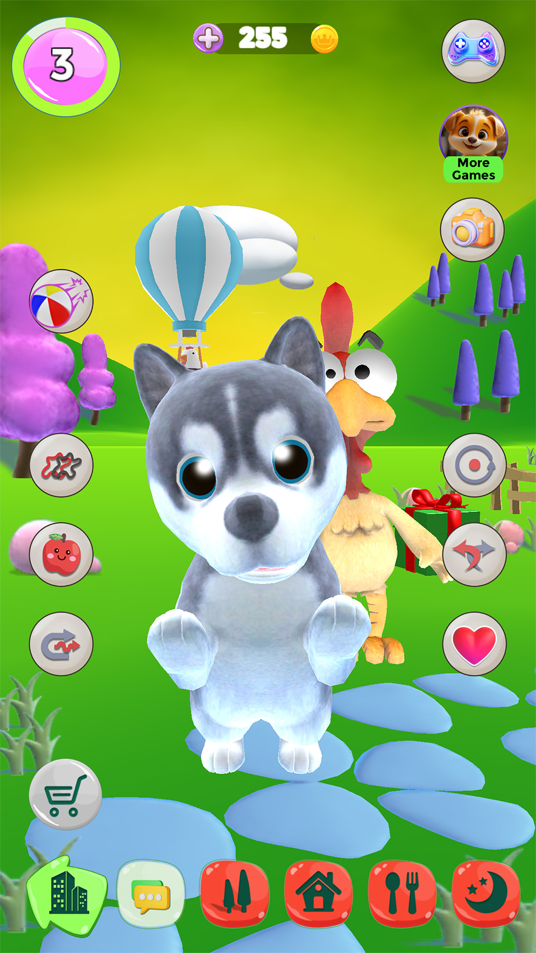 اسکرین شات 8 بازی Talking Puppy And Chick