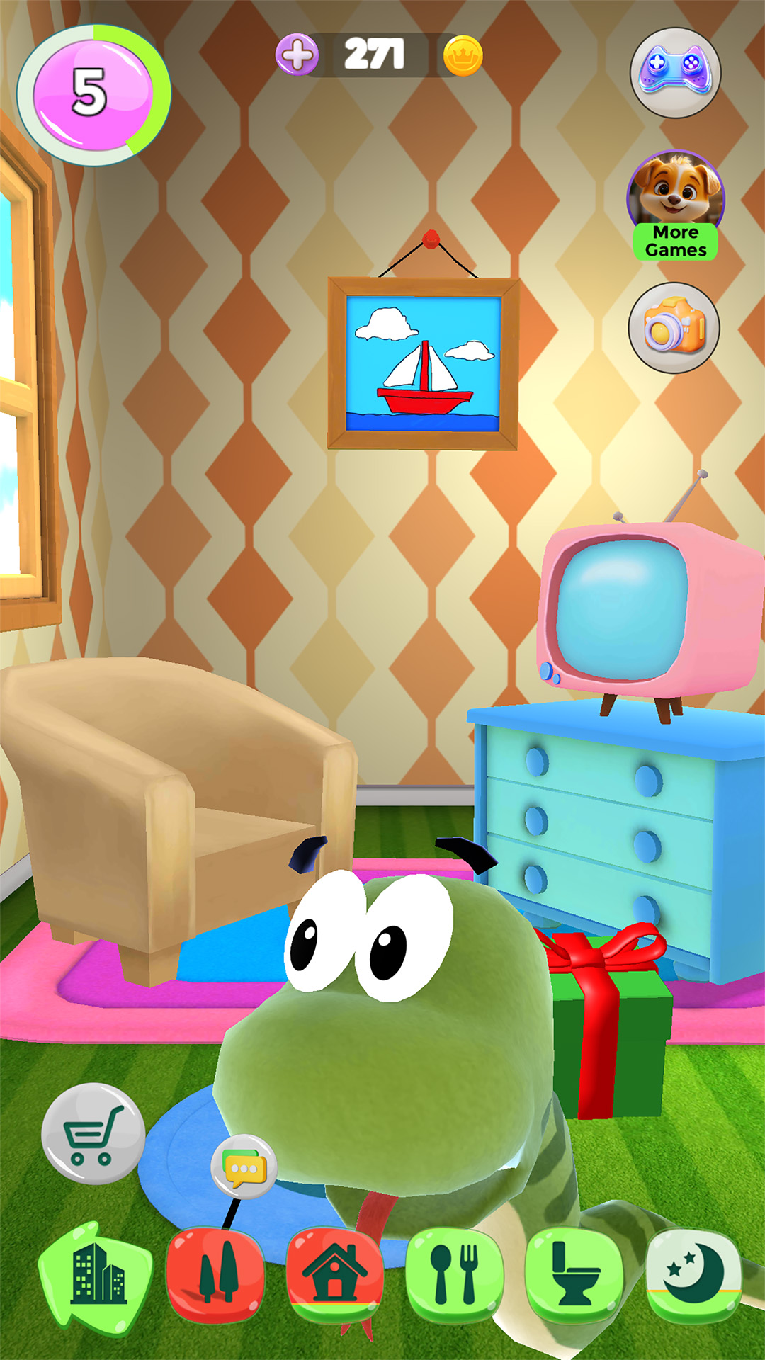 اسکرین شات 7 بازی Talking Snake