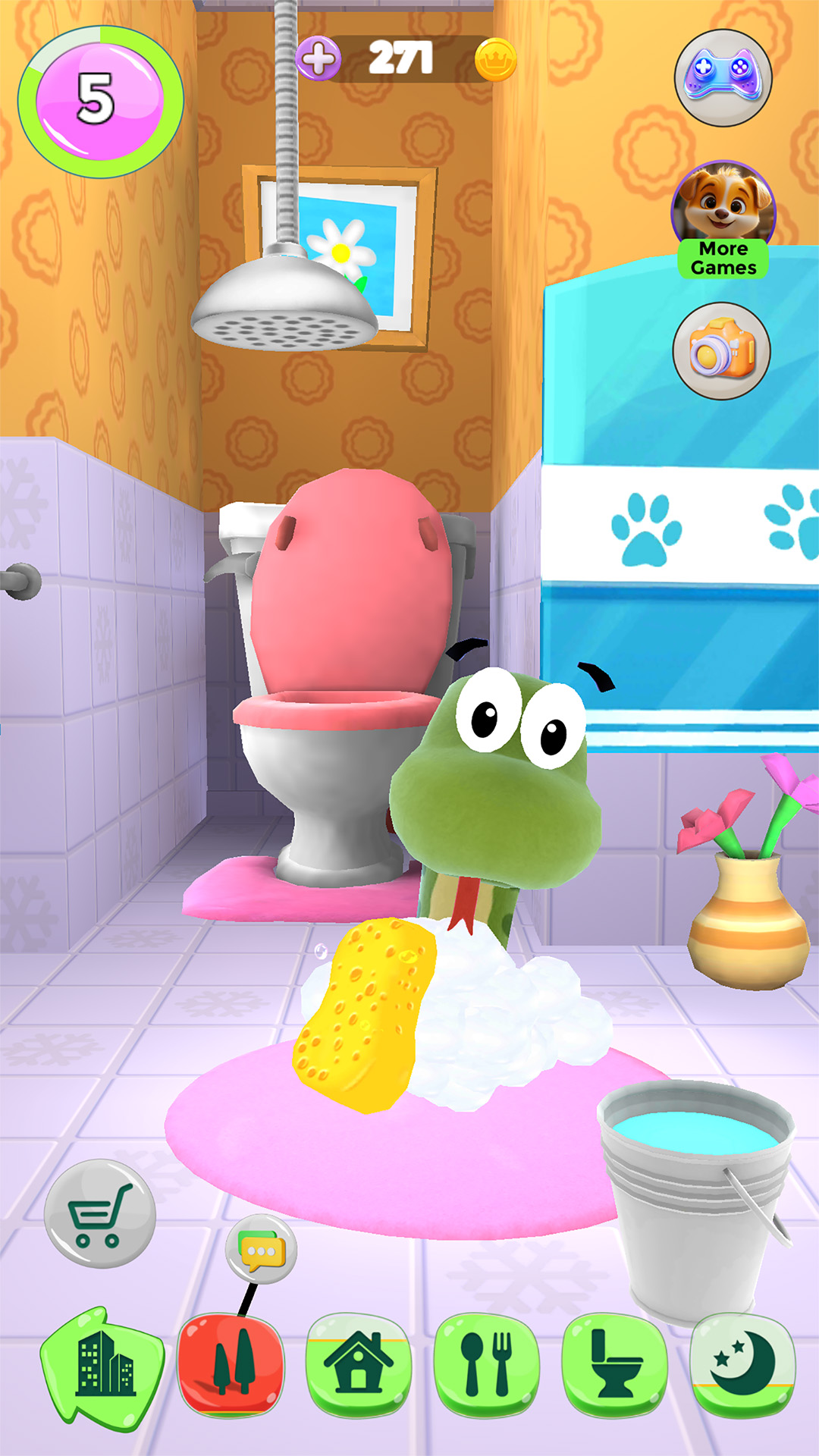 اسکرین شات 8 بازی Talking Snake