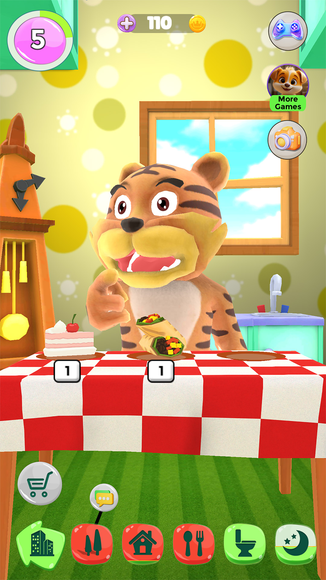 اسکرین شات 4 بازی Talking Tiger