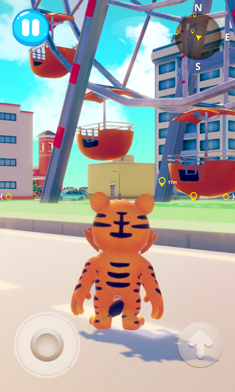 اسکرین شات 1 بازی Talking Tiger