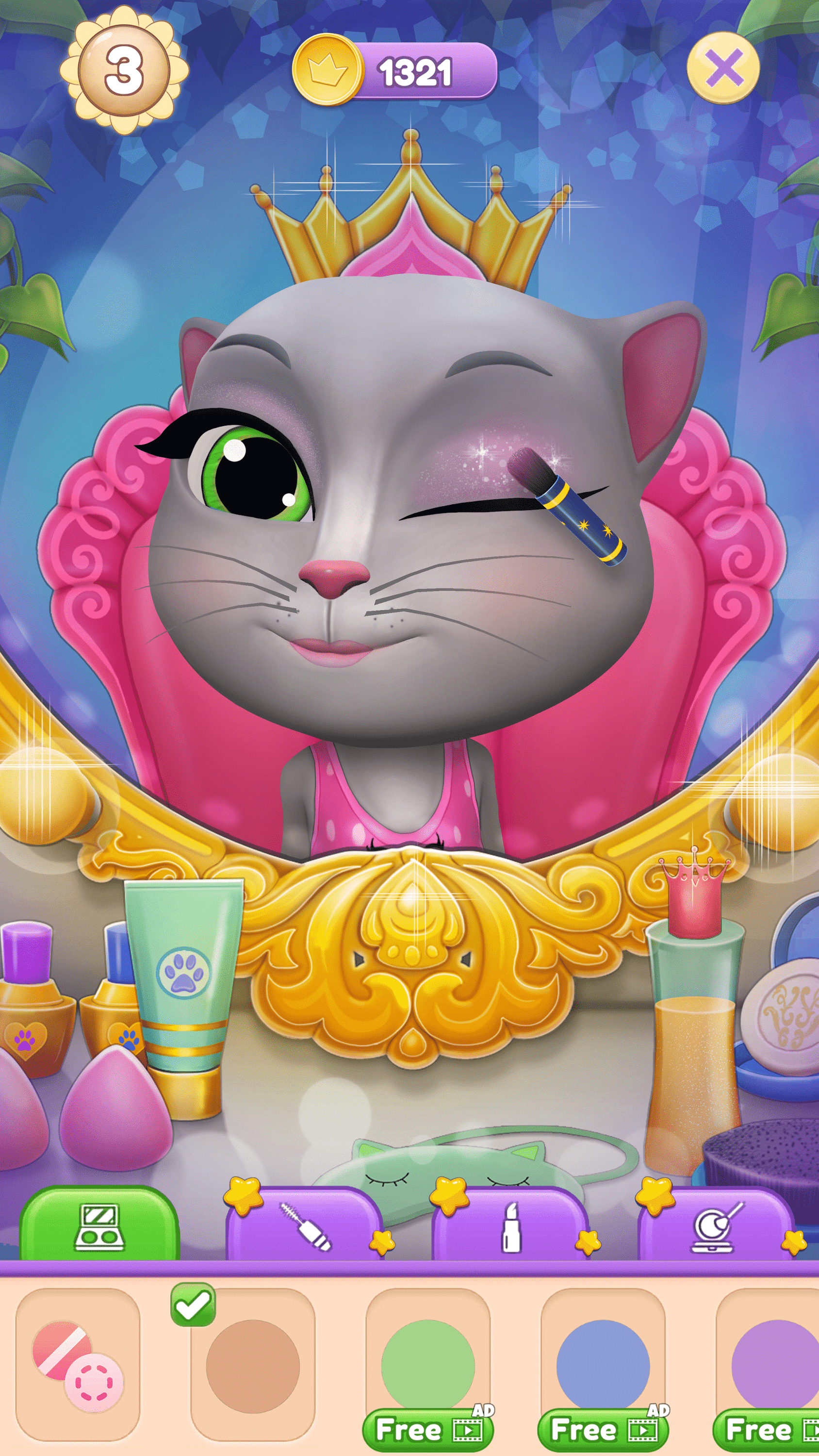 اسکرین شات 5 بازی Virtual Pet Lily 2 - Cat Game