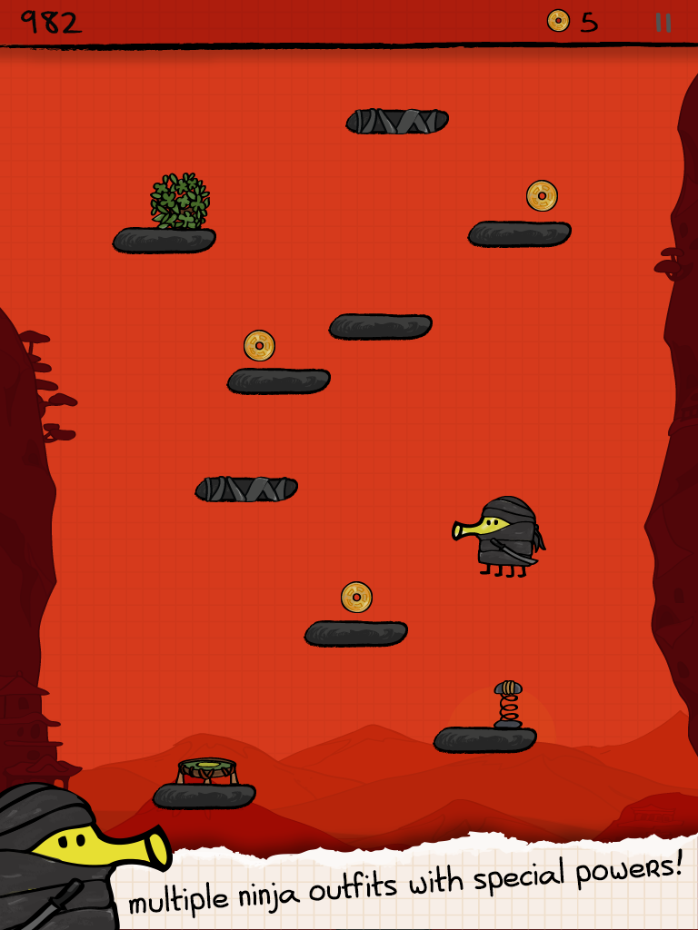 اسکرین شات 3 بازی Doodle Jump