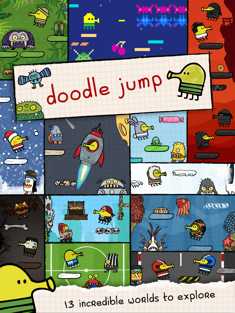اسکرین شات 2 بازی Doodle Jump