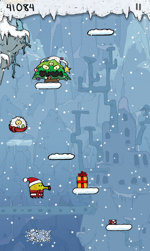 اسکرین شات 3 بازی Doodle Jump Christmas Special