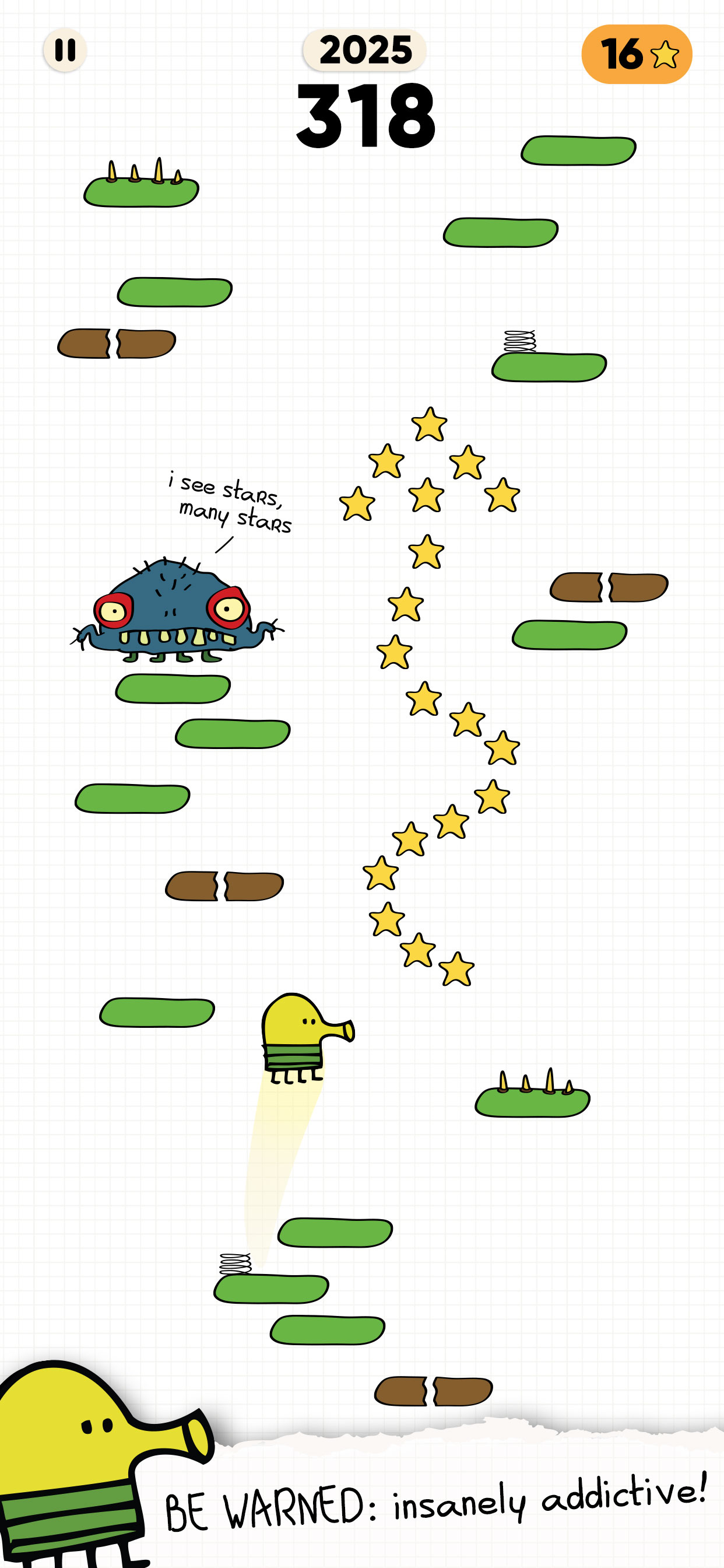 اسکرین شات 1 بازی Doodle Jump 2