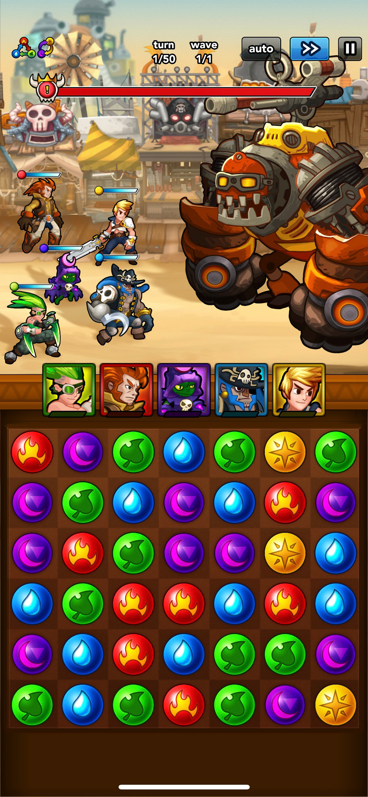 اسکرین شات 5 بازی Stone Breaker: Match-3 RPG