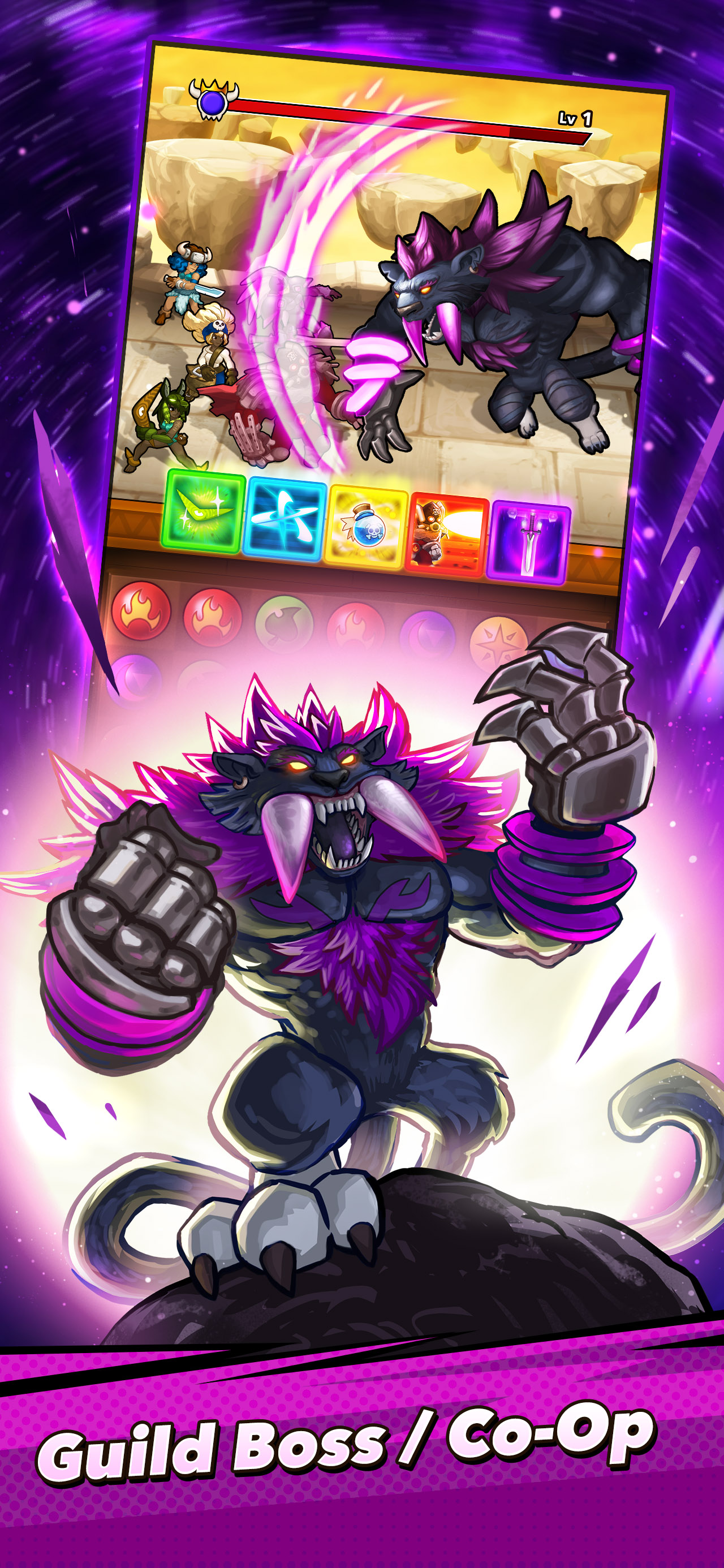 اسکرین شات 3 بازی Stone Breaker: Match-3 RPG